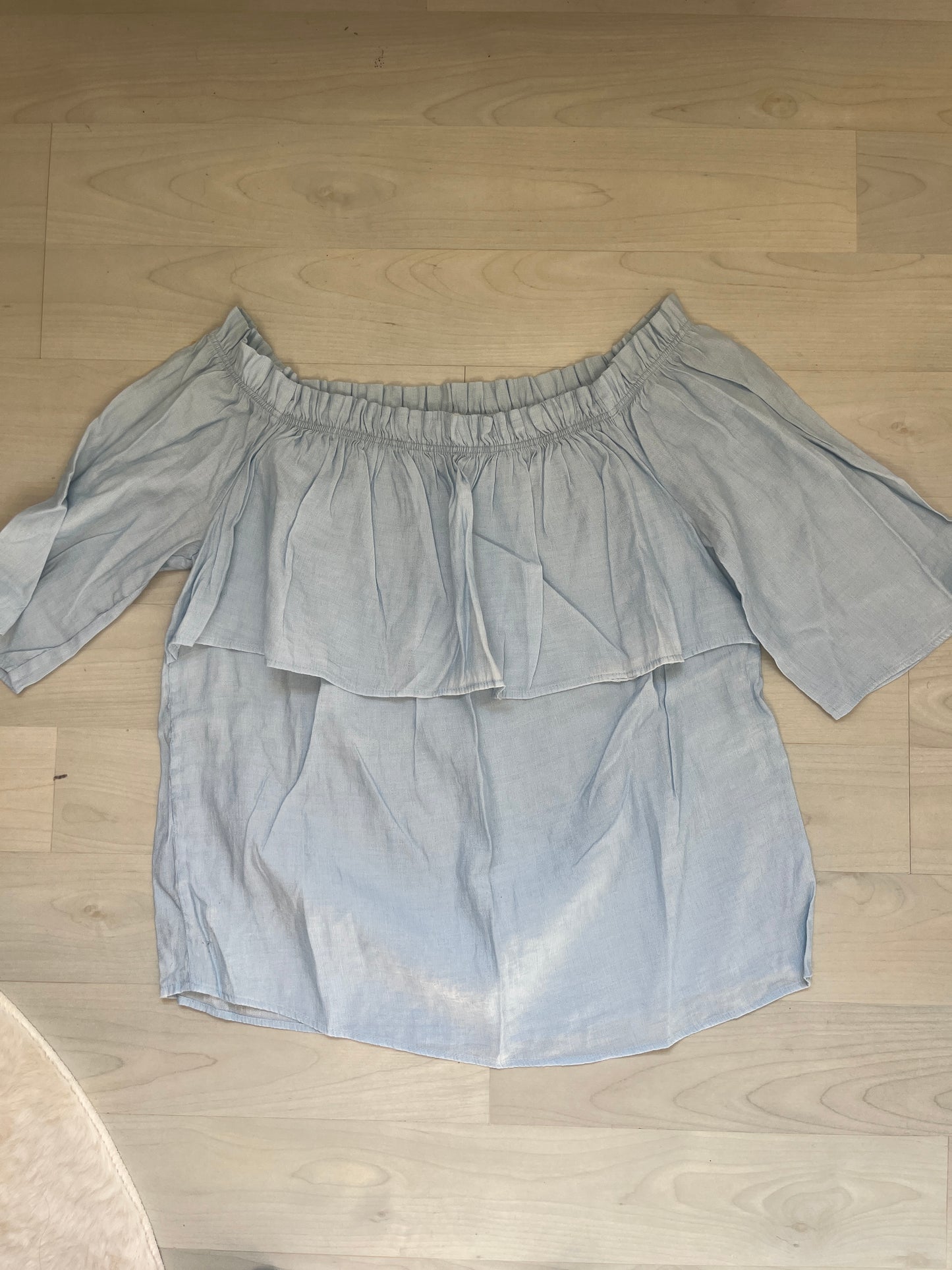 Top col bardot bleu ciel Promod - S/M