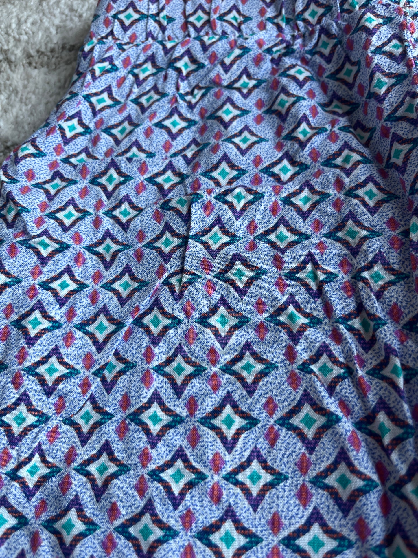 Pantalon fluide à motifs violet - 8 ans
