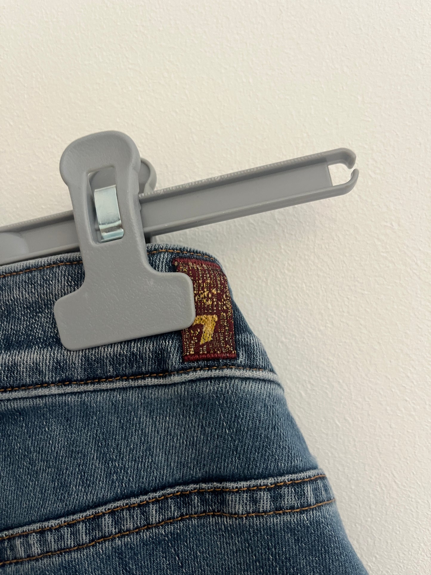 Jean slim bleu effet délavé 7 For All Mankind - S/36