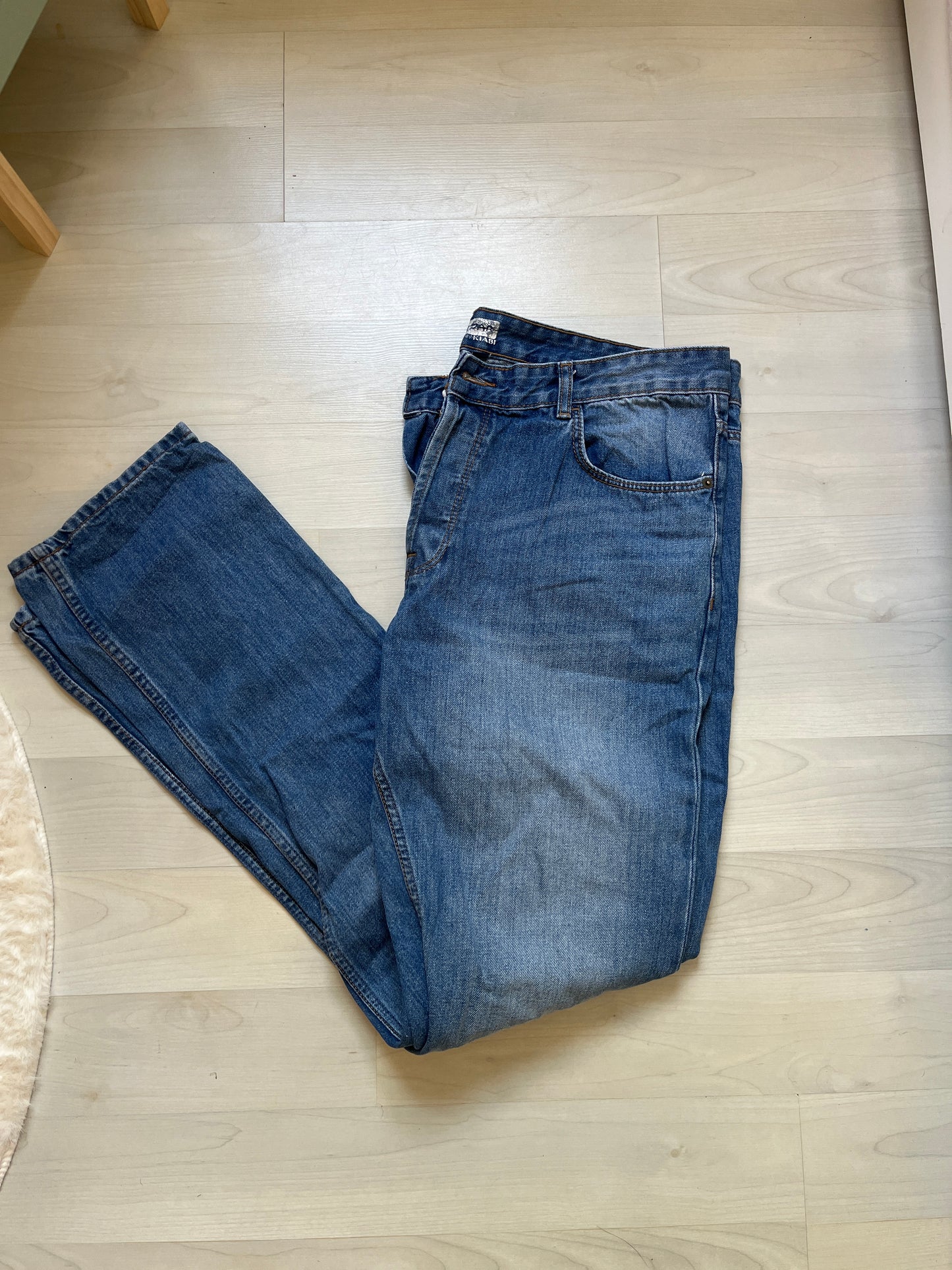 Jean homme bleu délavé Regular - 48
