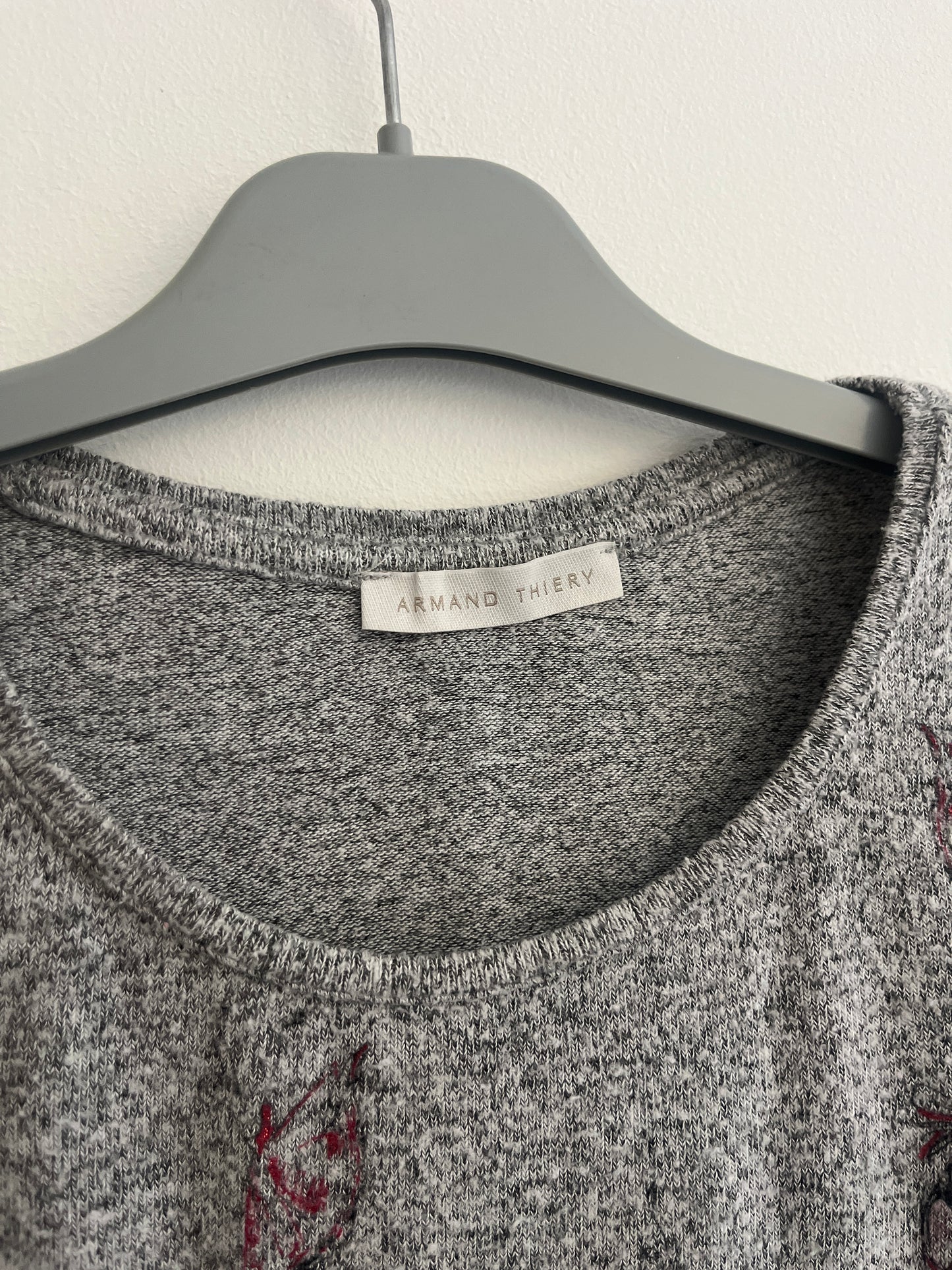 Pull fin à manches longues gris danseuses Armand Thiery - M