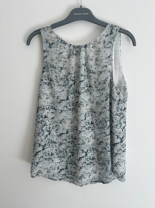 Top fluide bleu clair dos nu H&M - 38