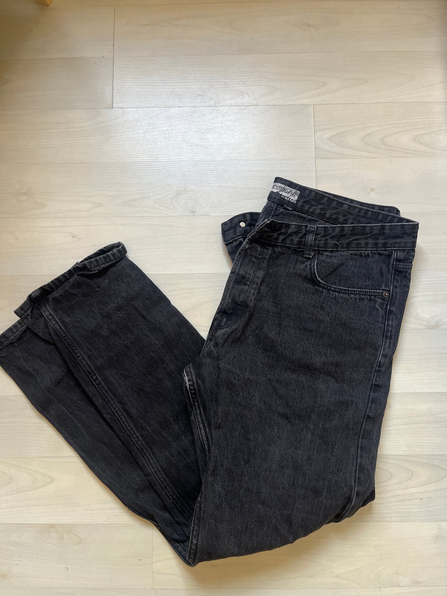 Jean homme noir Regular - 48