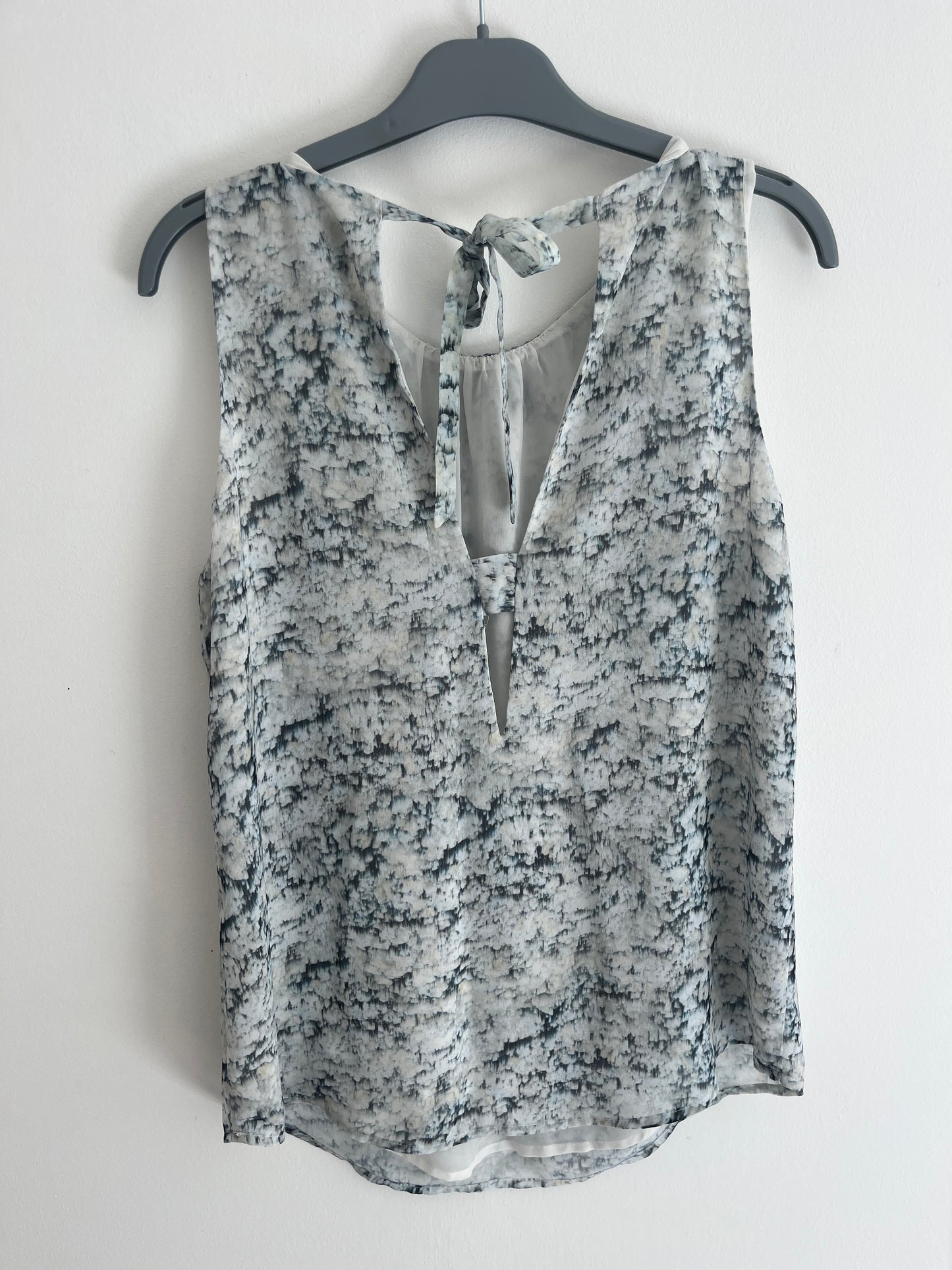 Top fluide bleu clair dos nu H&M - 38