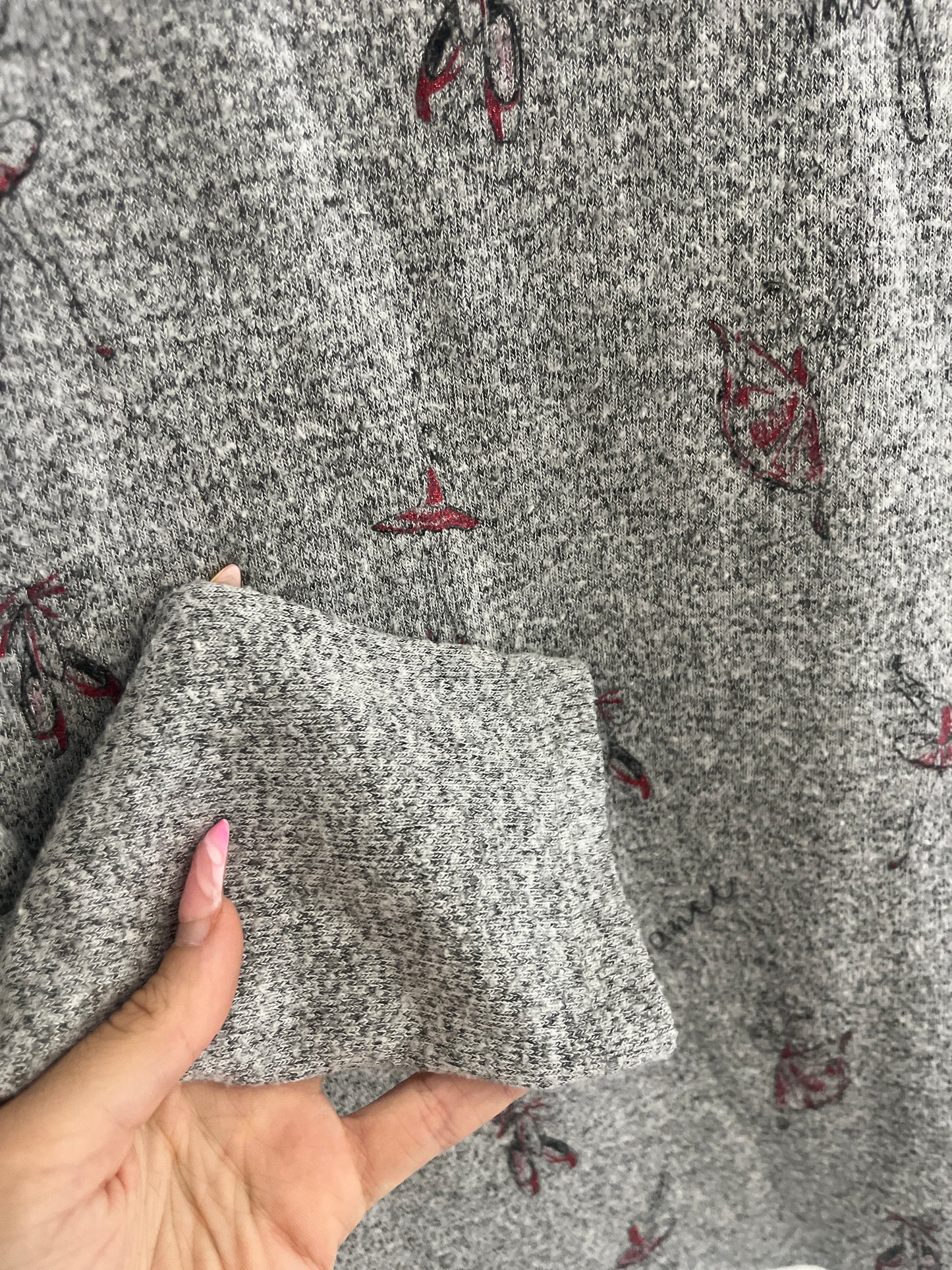 Pull fin à manches longues gris danseuses Armand Thiery - M