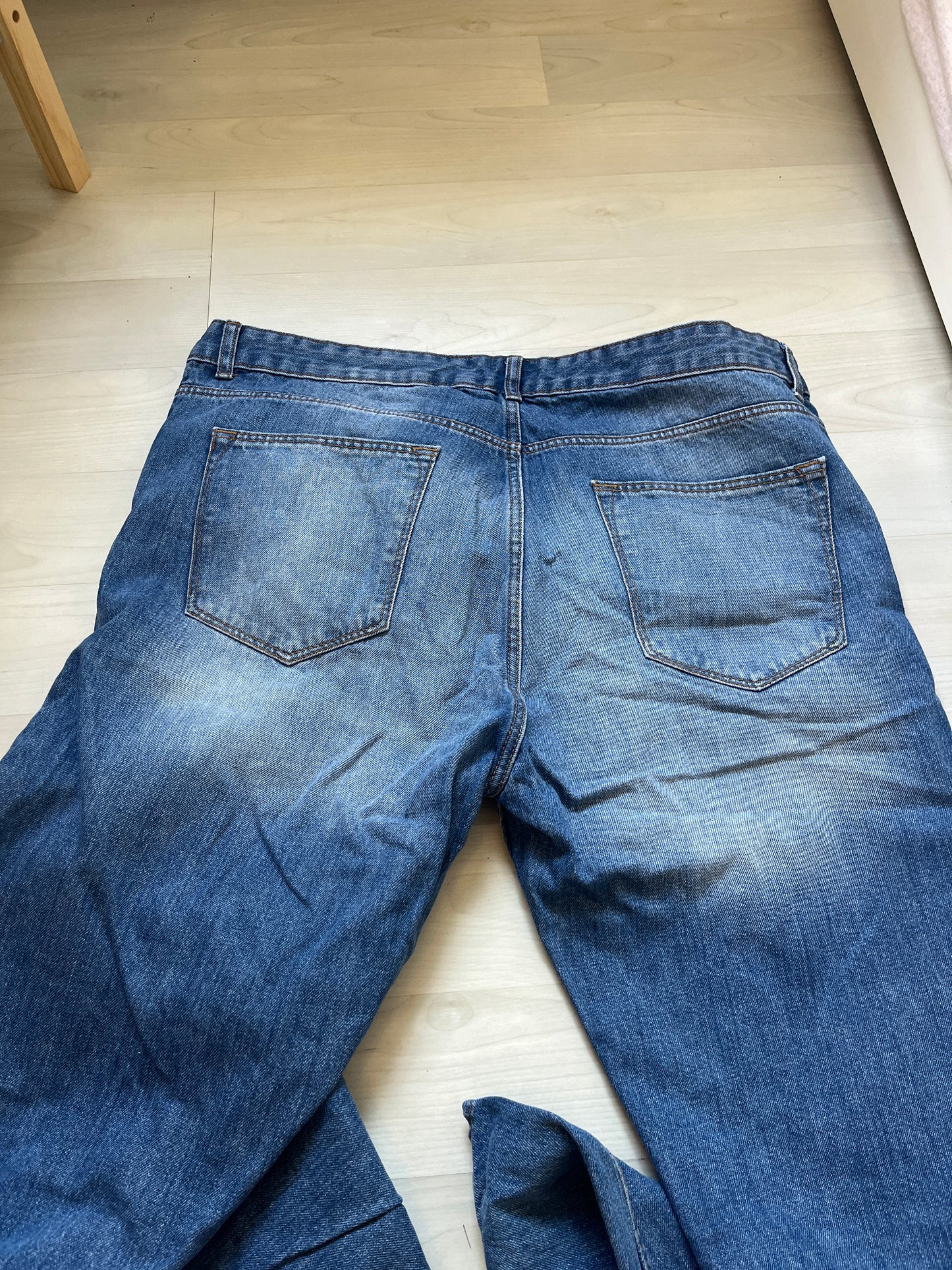 Jean homme bleu délavé Regular - 48