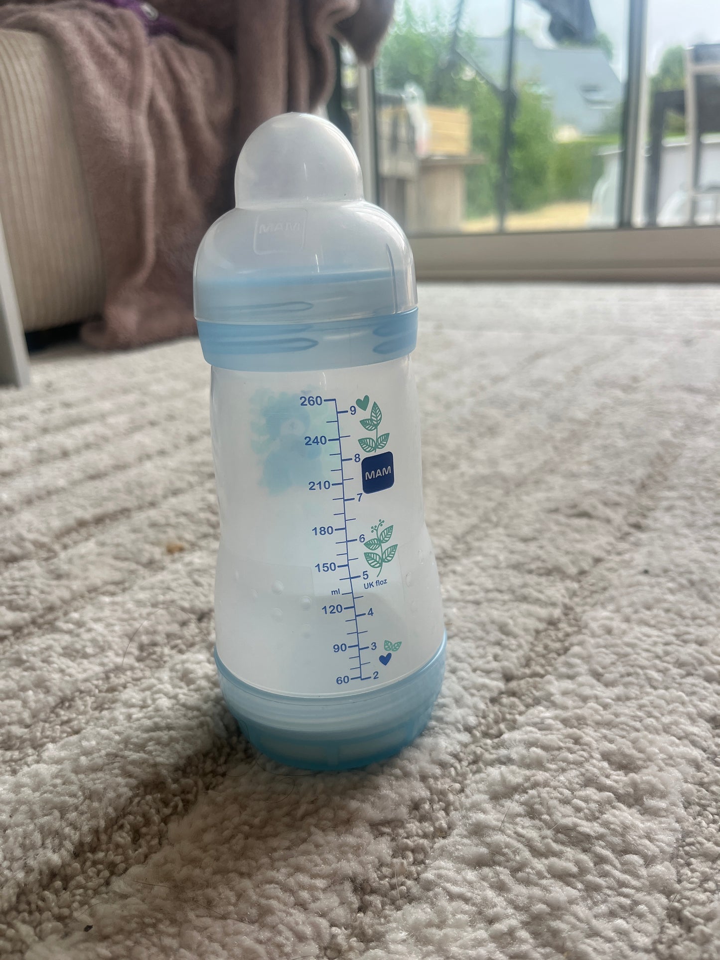 Biberon Mam Easy Start anti coliques bleu 260mL