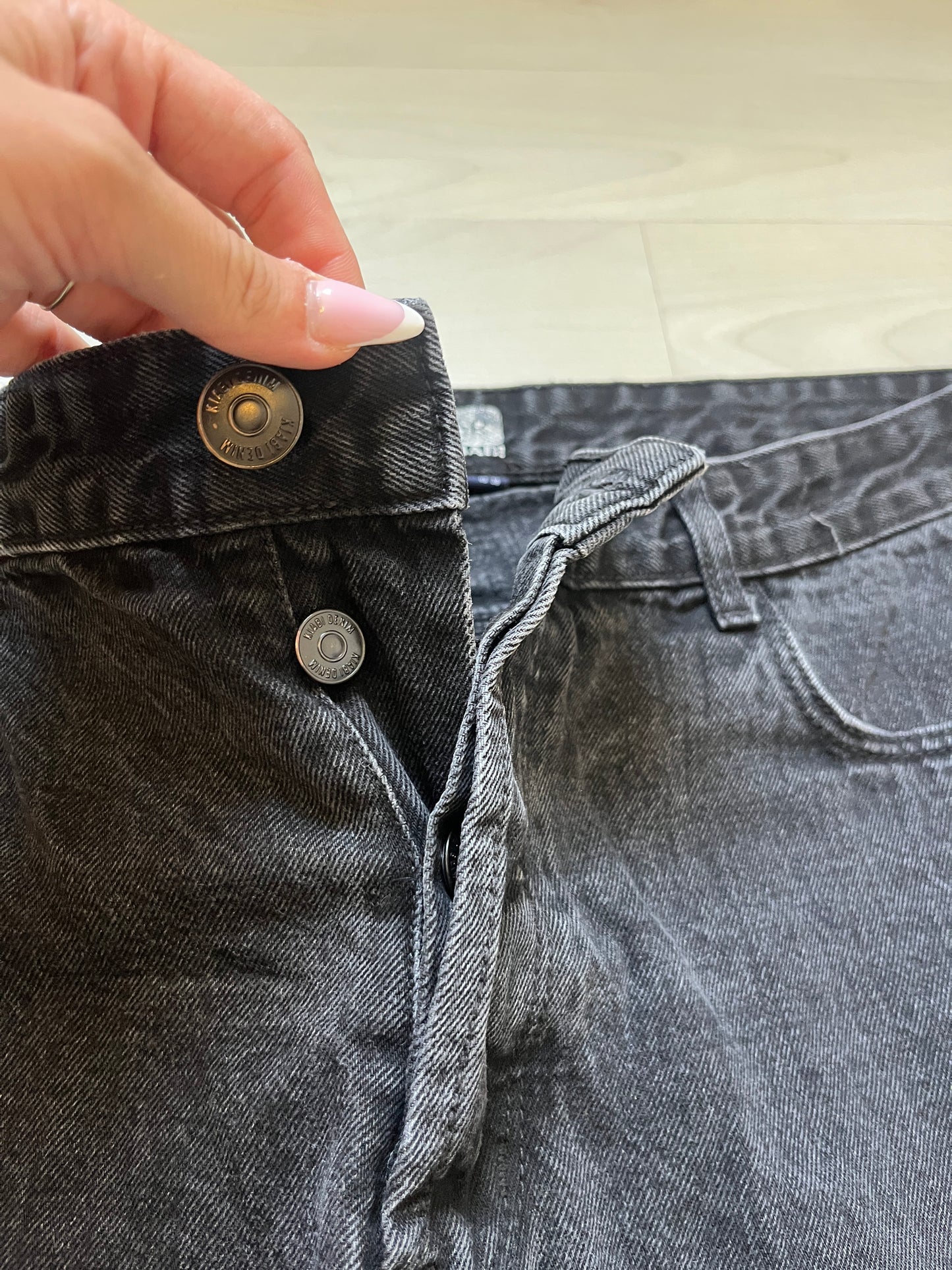 Jean homme noir Regular - 48