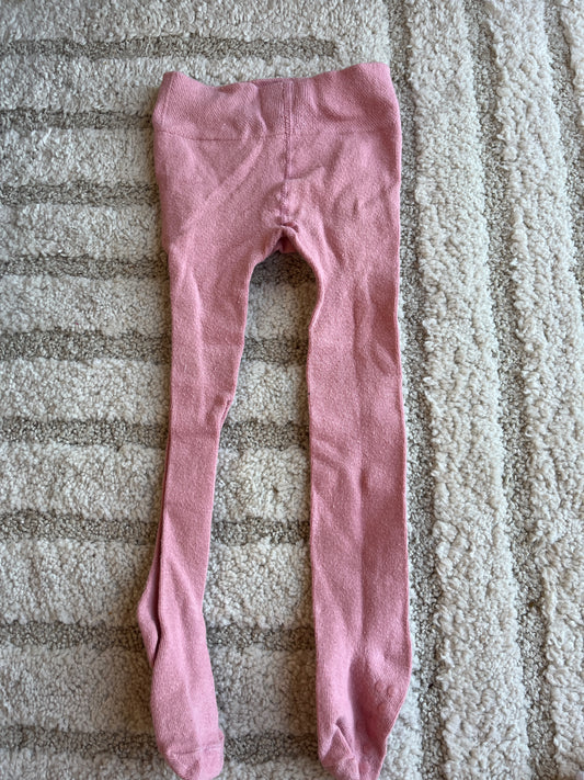 Paire de collants antidérapants rose - 86/92 cm