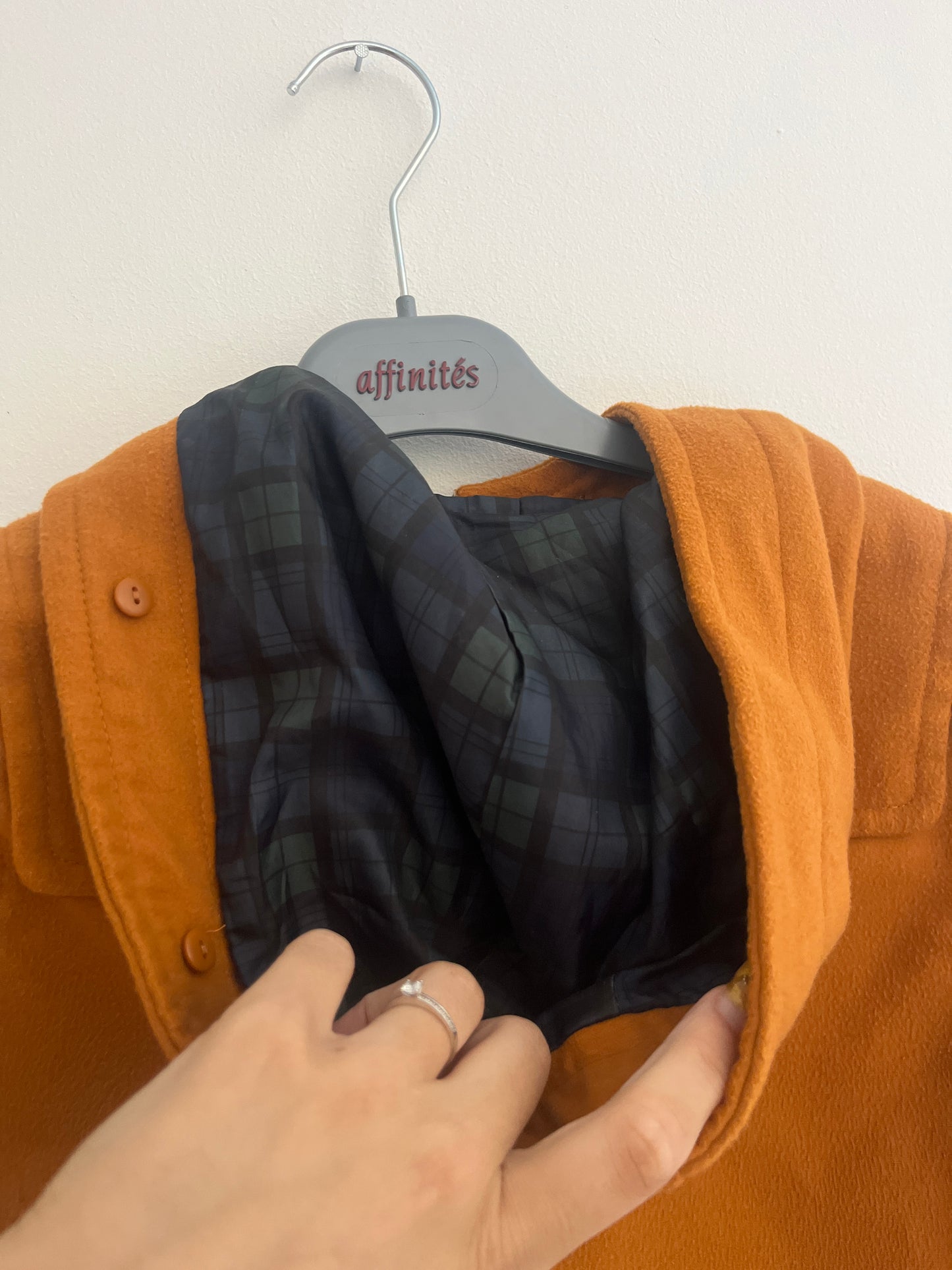 Manteau à manches longues orangé Earth Music&Ecology - S
