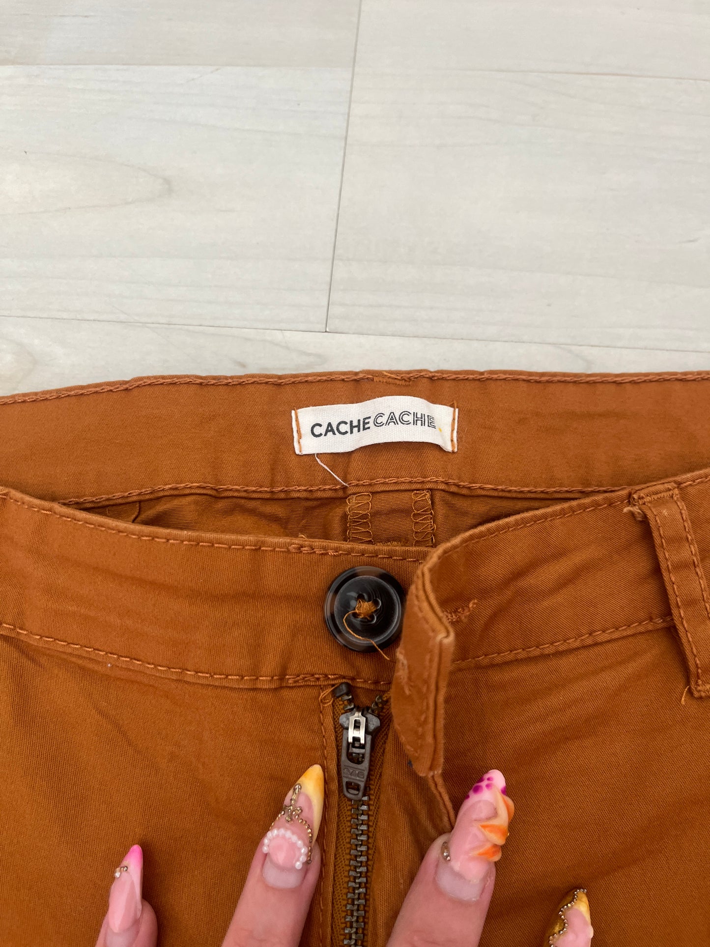 Pantalon camel avec poches Cache Cache - 34
