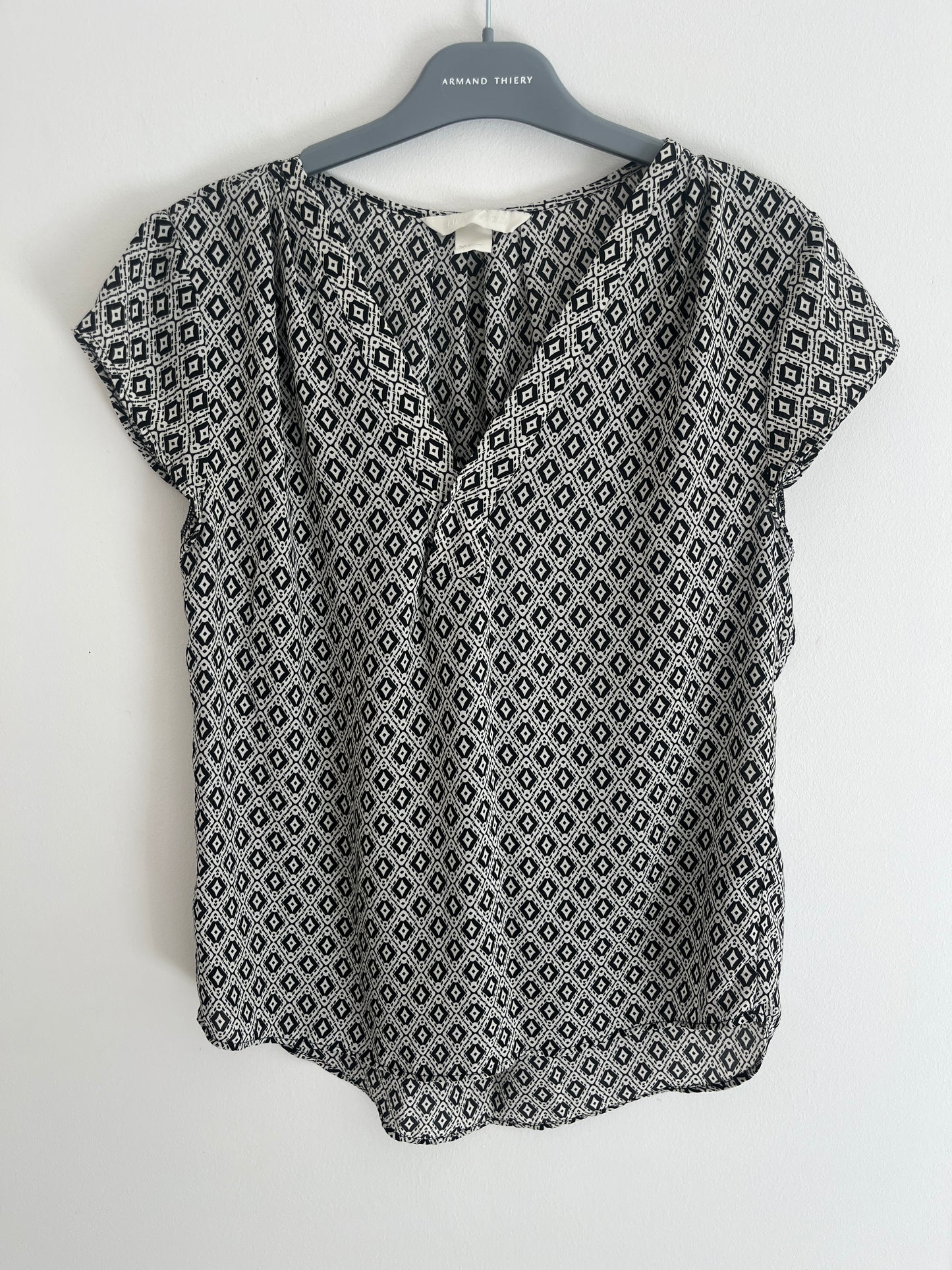 T-shirt manches courtes motifs noirs et blancs H&M - 36