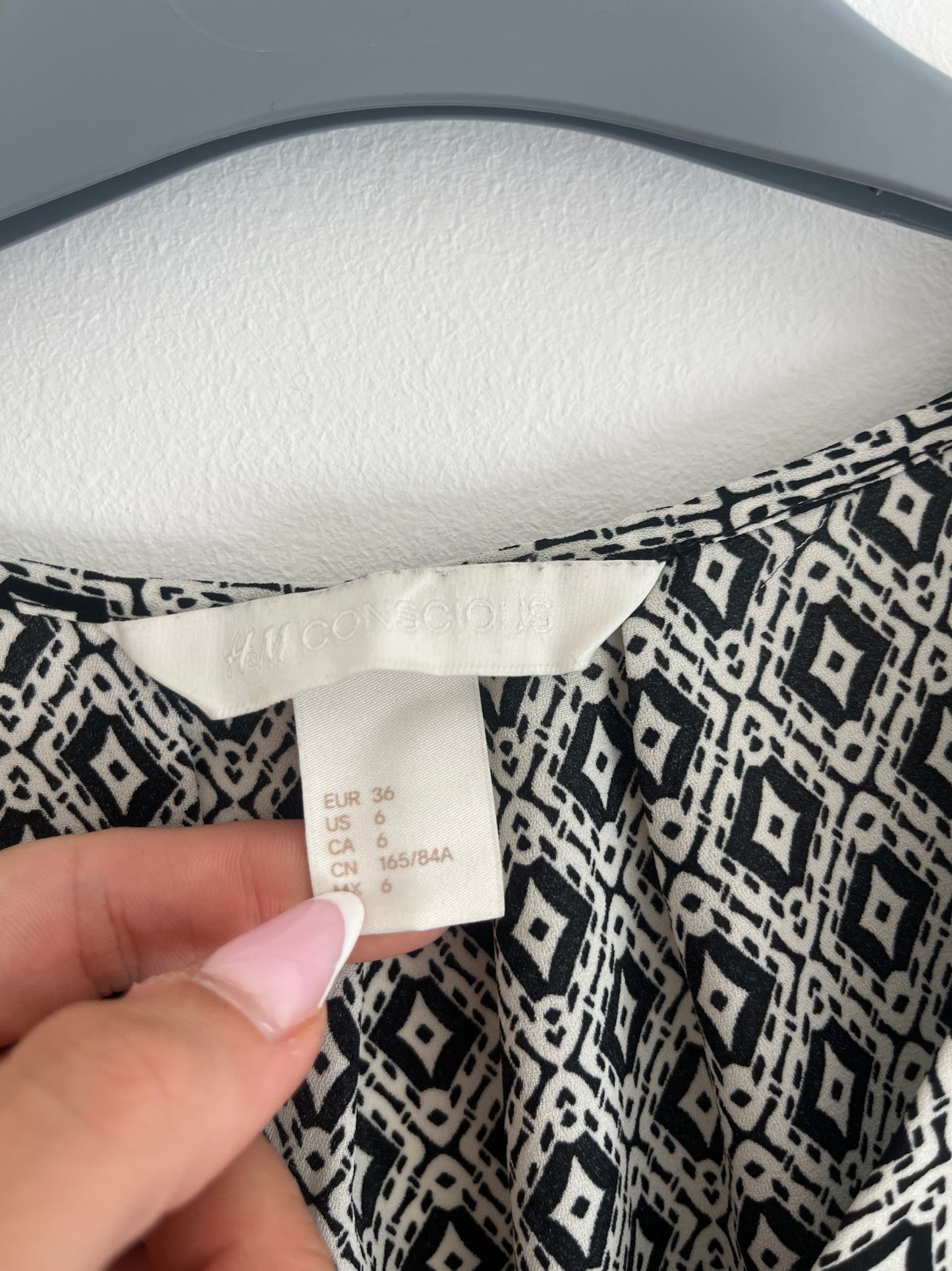 T-shirt manches courtes motifs noirs et blancs H&M - 36