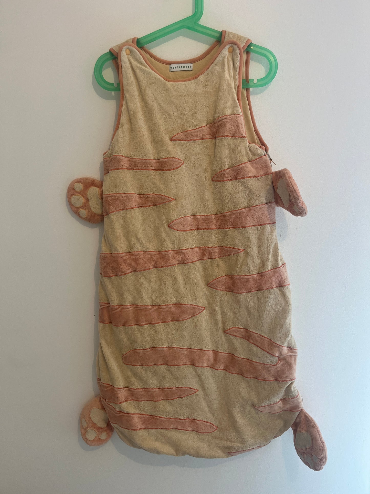 Gigoteuse velours avec pattes Tigrou Vertbaudet - 6/18 mois