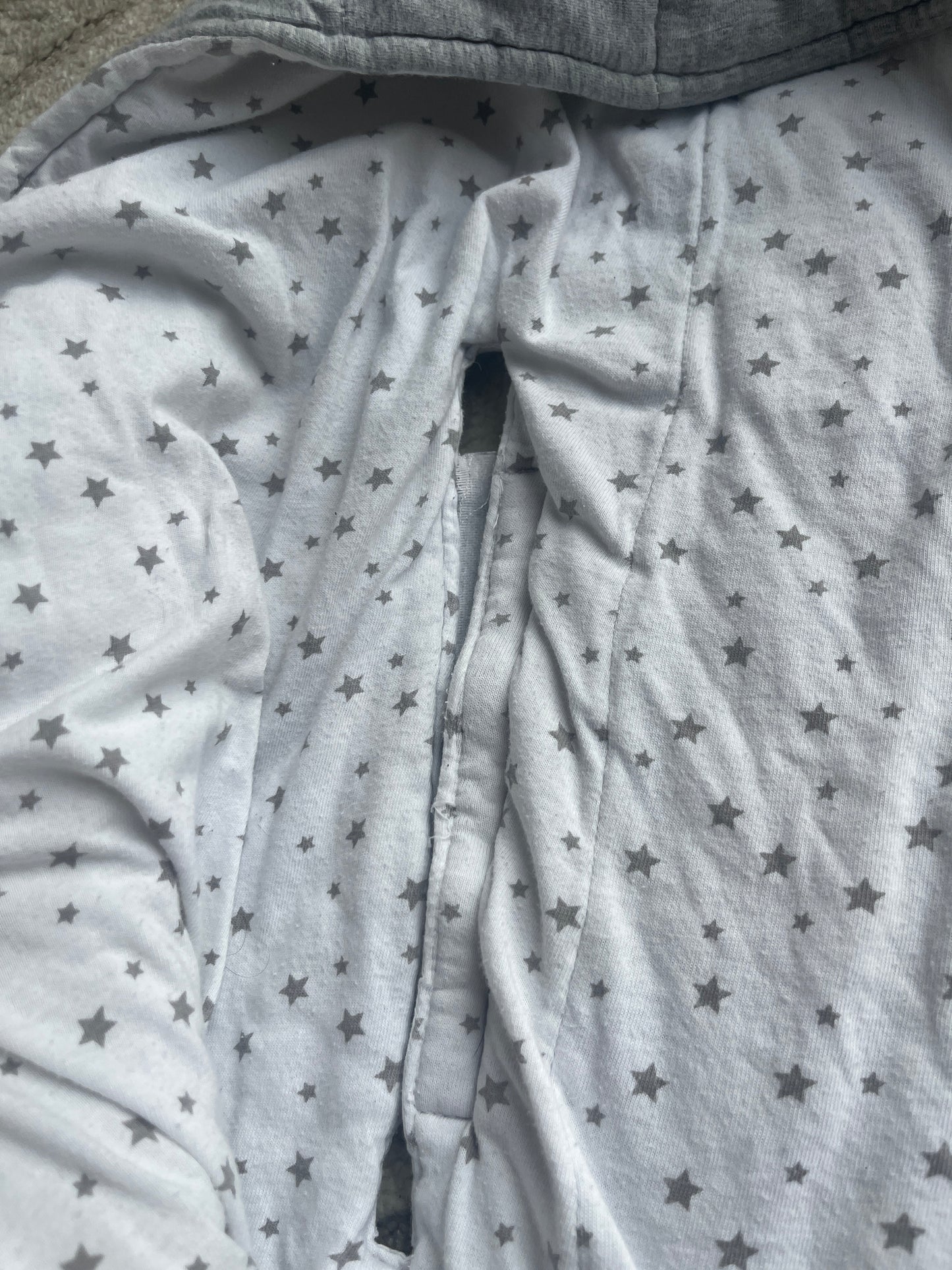 Nid d’ange gris et blanc « Little dreams » - 0/3 mois