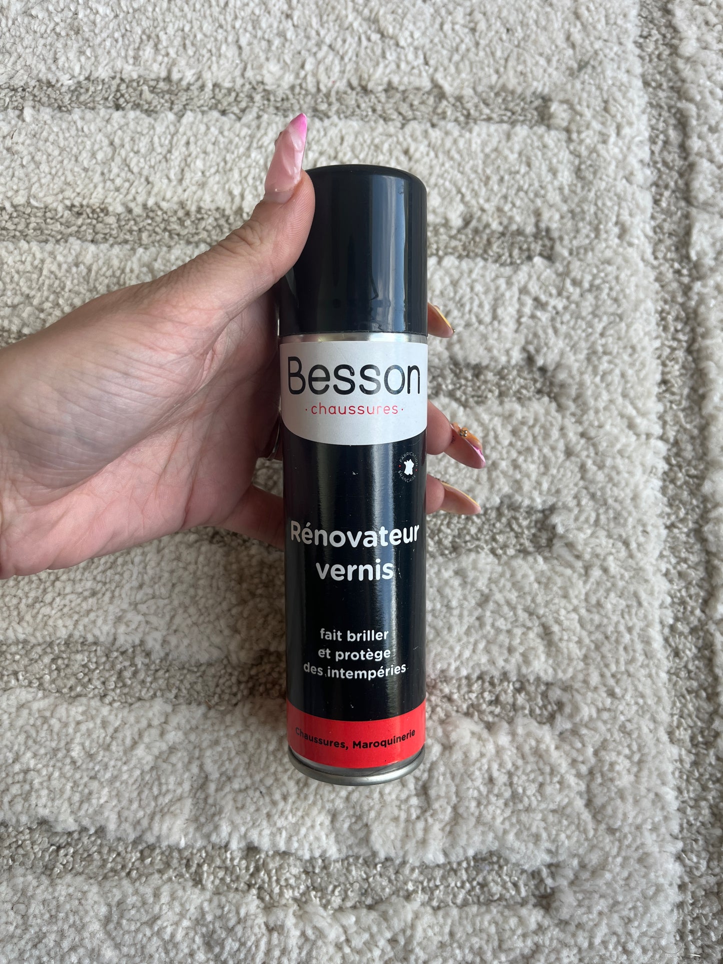Paire de derbies noir vernis brillant Chaussea + produit entretien - pointure 39