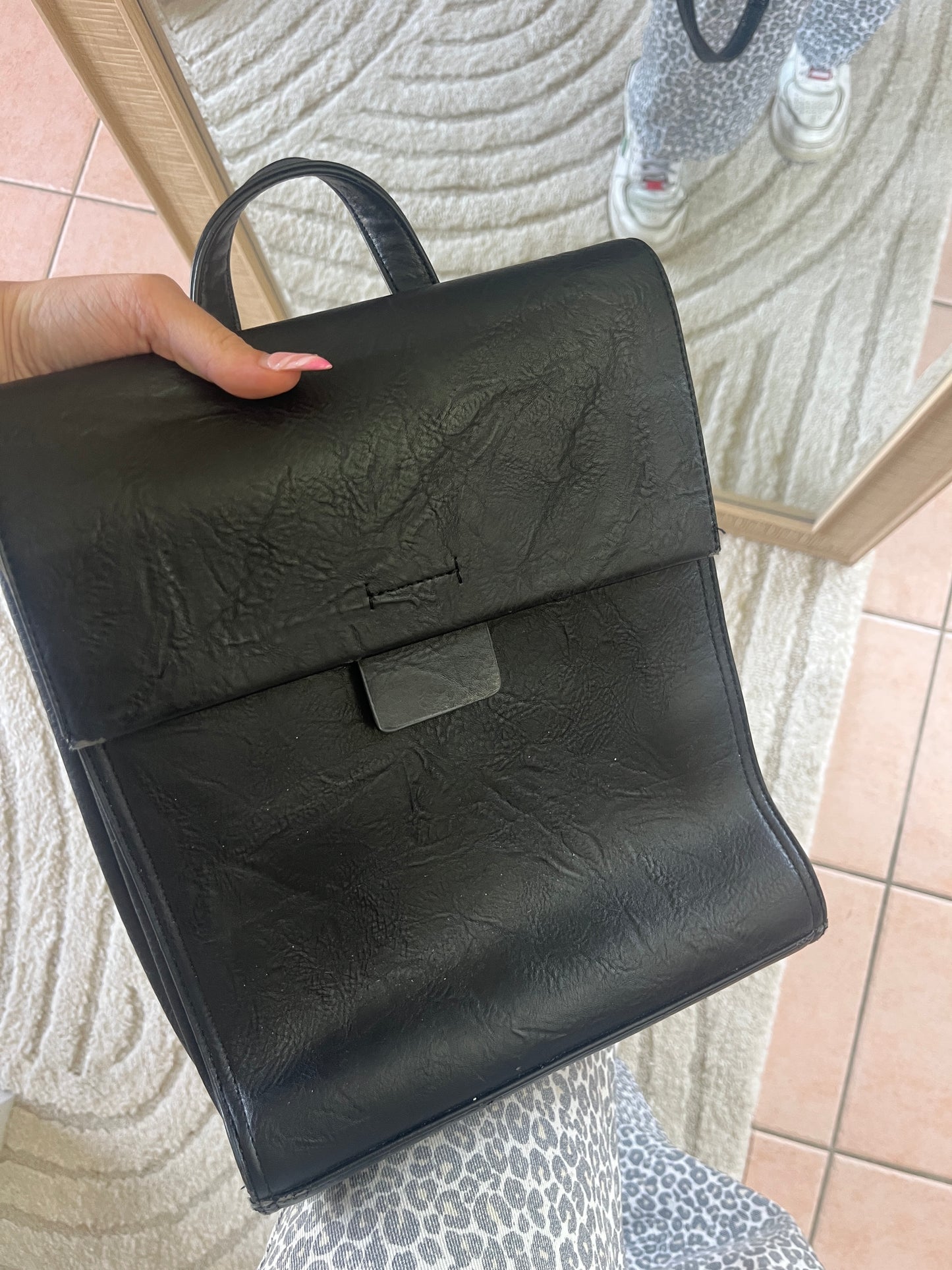 Sac à dos de ville noir