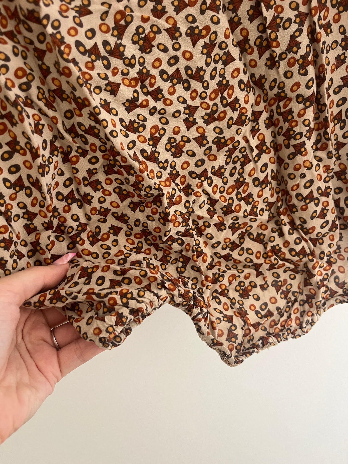 Blouse à manches longues et motifs camel Jacqueline Riu - 40