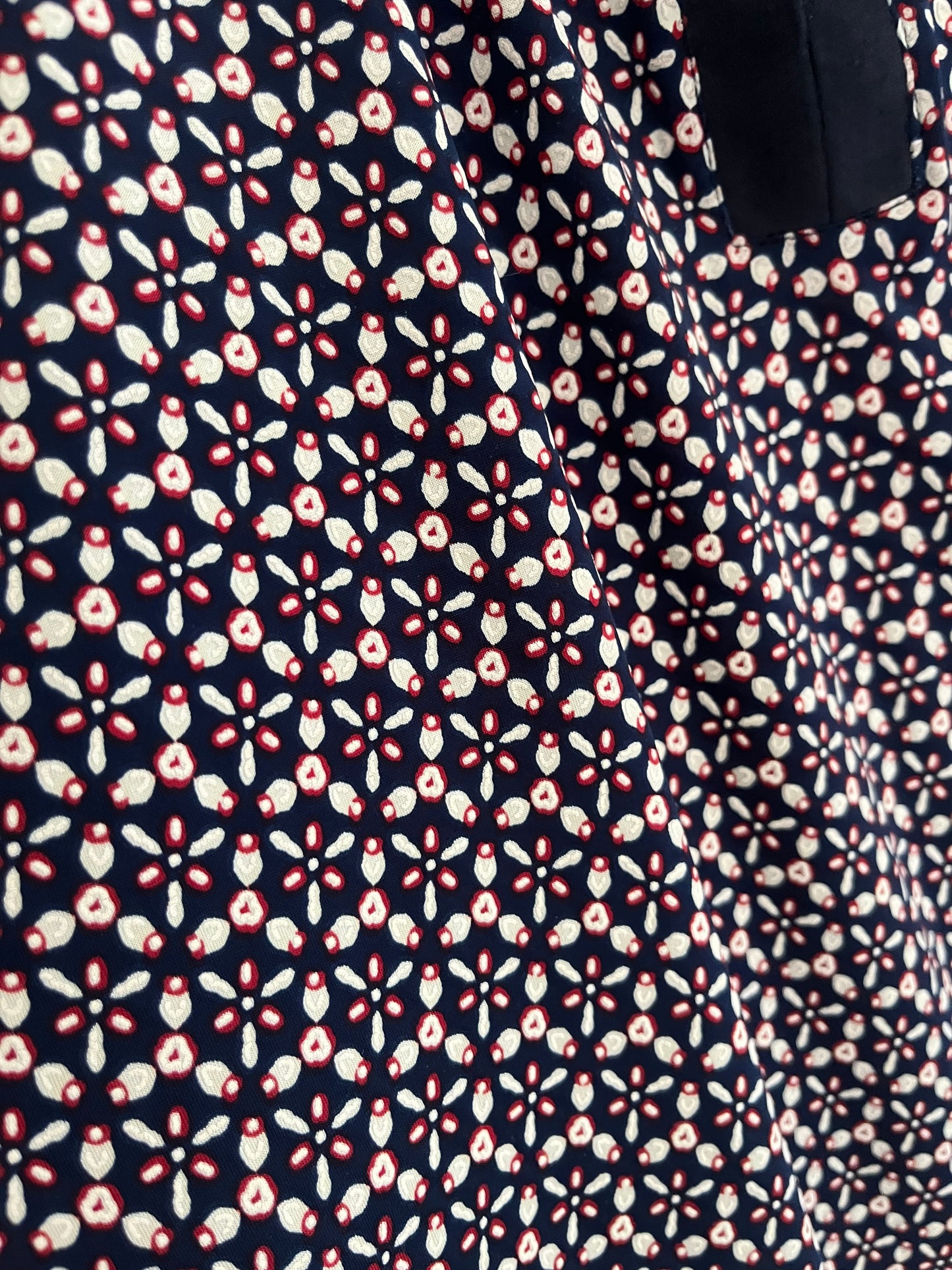 T-shirt à motifs bleu et rouge Renatto Bene - T.4 (XL)