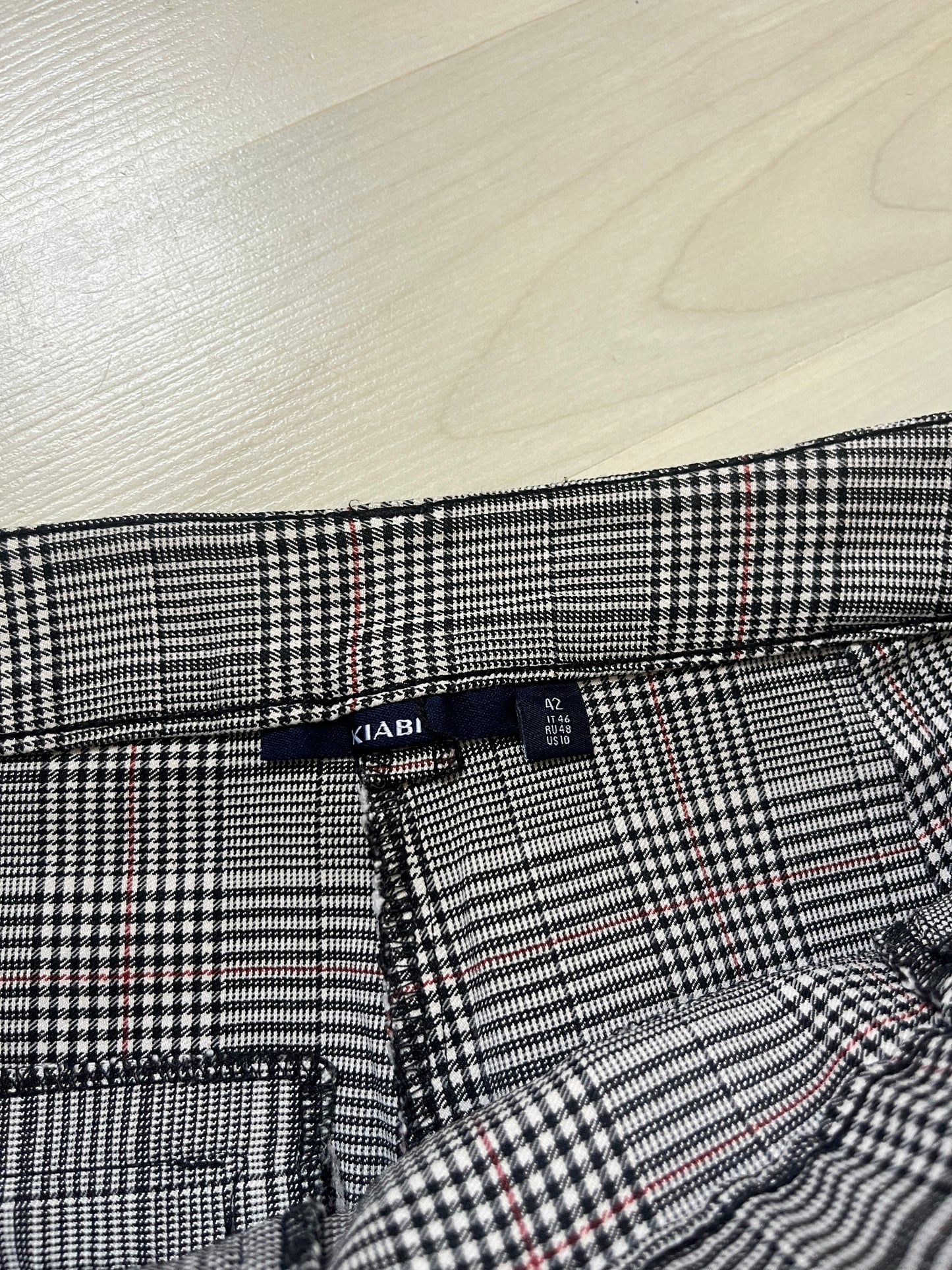 Pantalon à carreaux Kiabi - 42