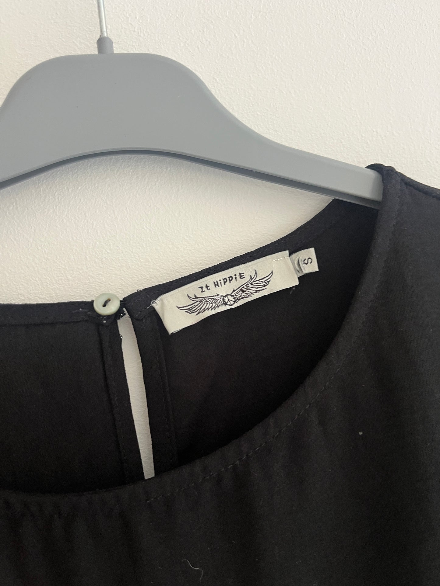 Robe courte à manches 3/4 avec noeuds It Hippie - S