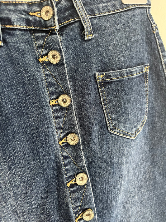 Jupe en jean avec boutons Redial - 34