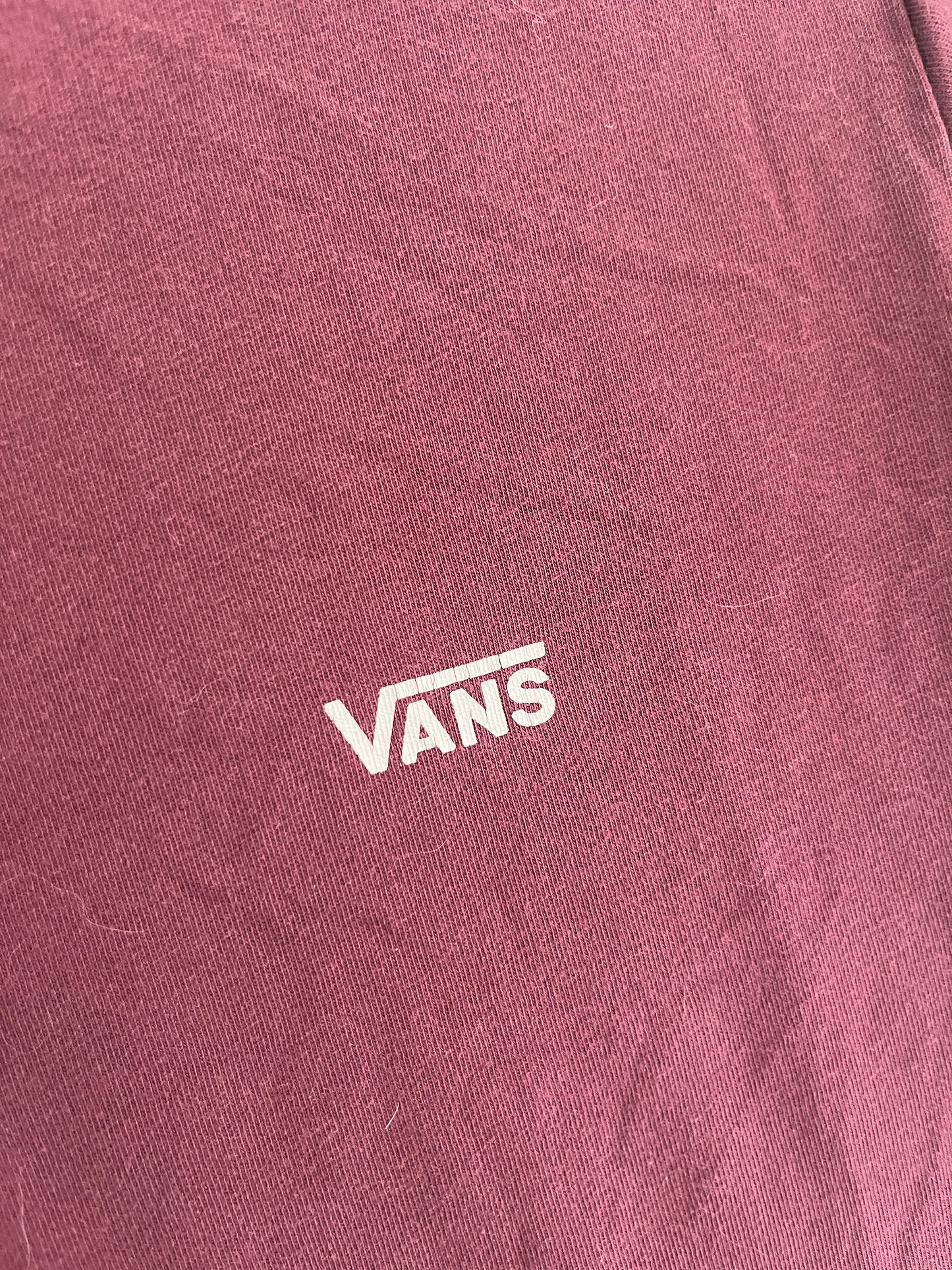 T-shirt à manches courte bordeaux Vans - XS