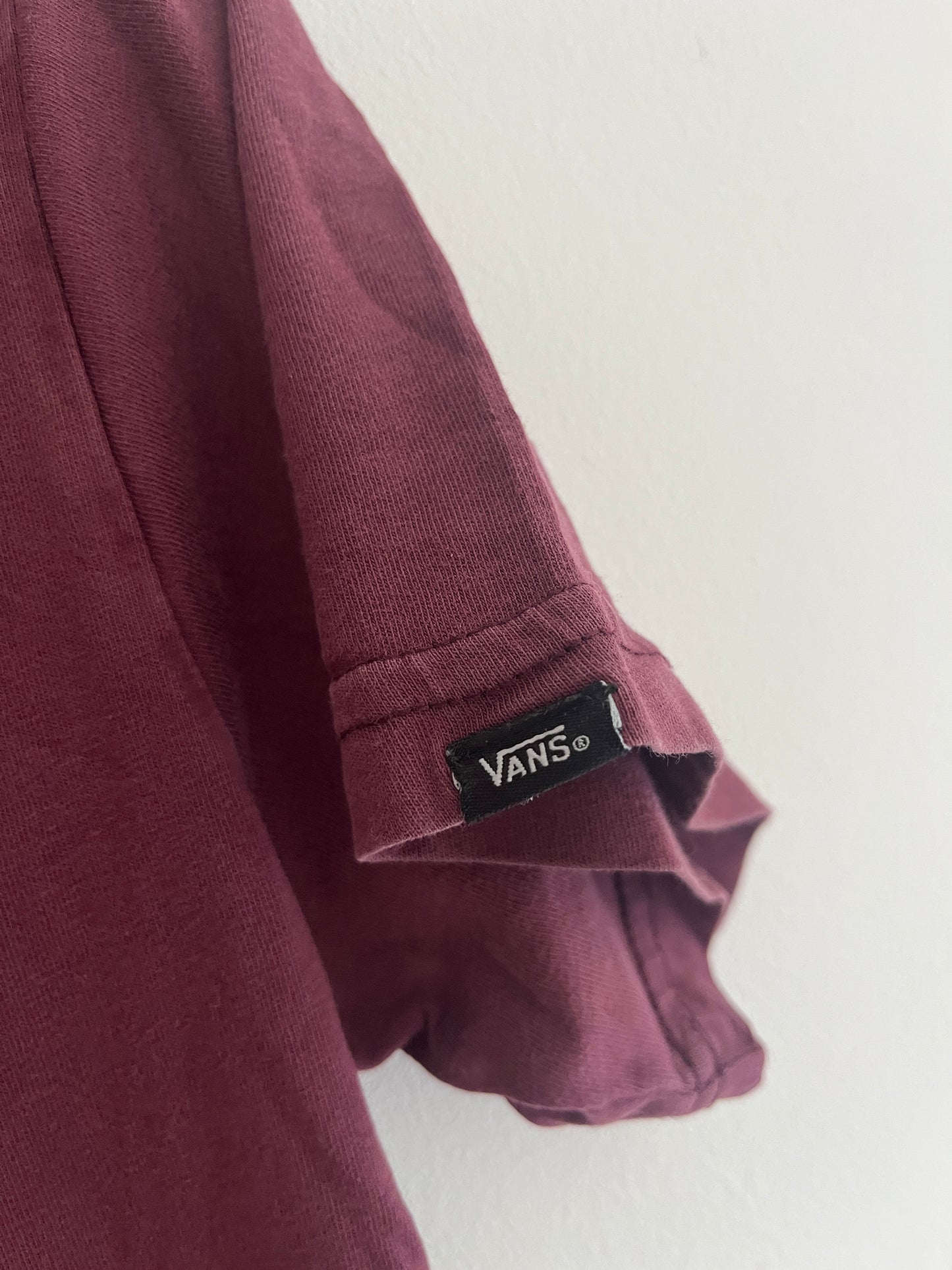 T-shirt à manches courte bordeaux Vans - XS
