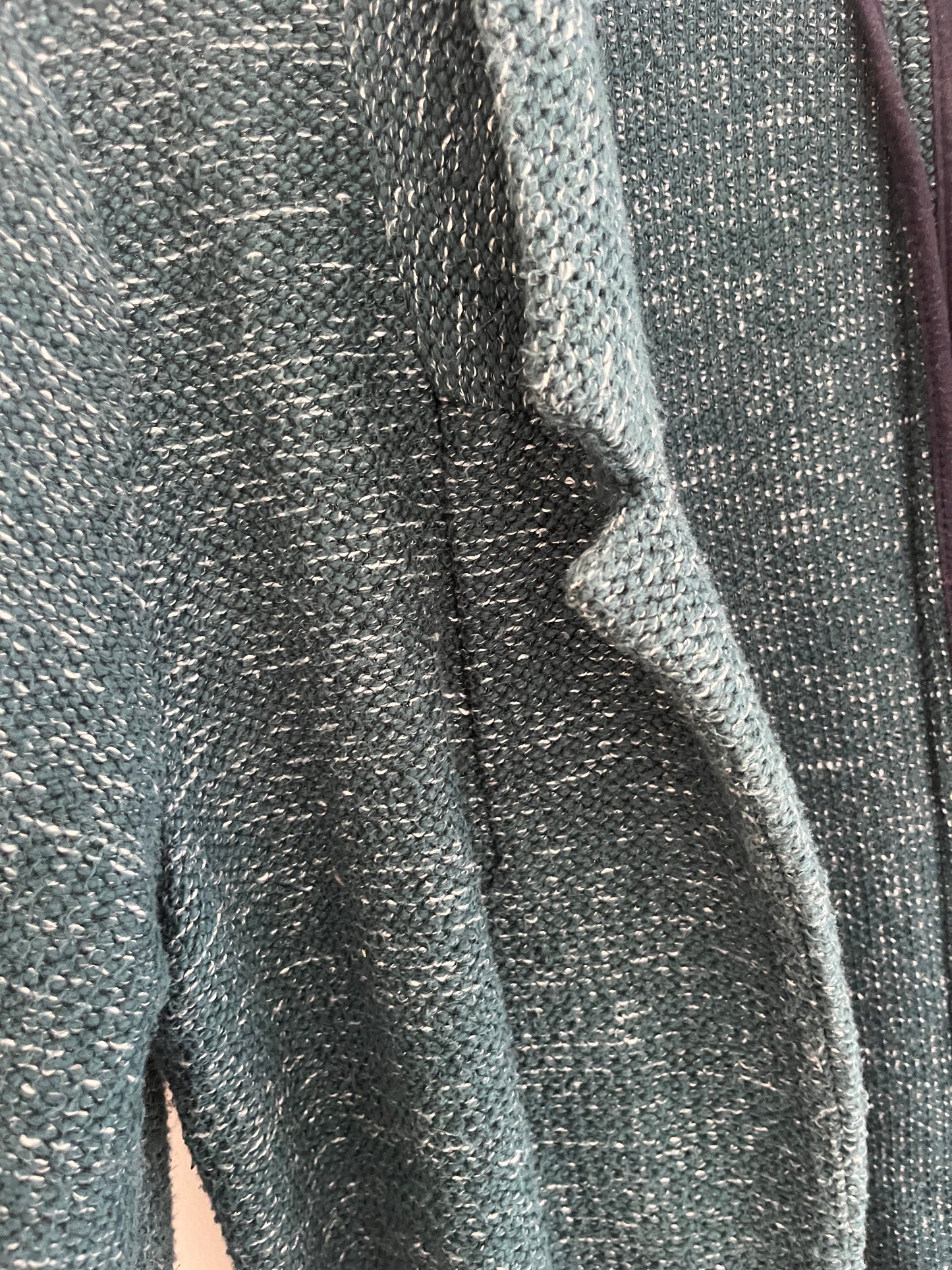 Gilet à manches longues et poches bleu canard Promod - L