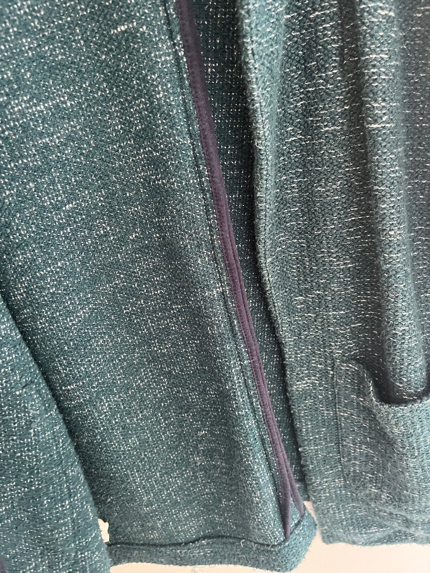 Gilet à manches longues et poches bleu canard Promod - L