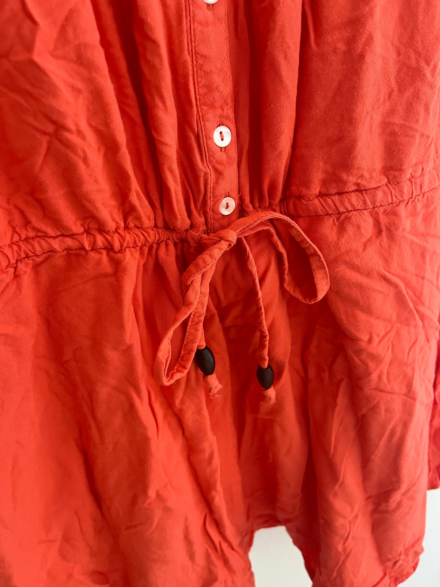 Robe été sans manches courtes corail Camaïeu - 44