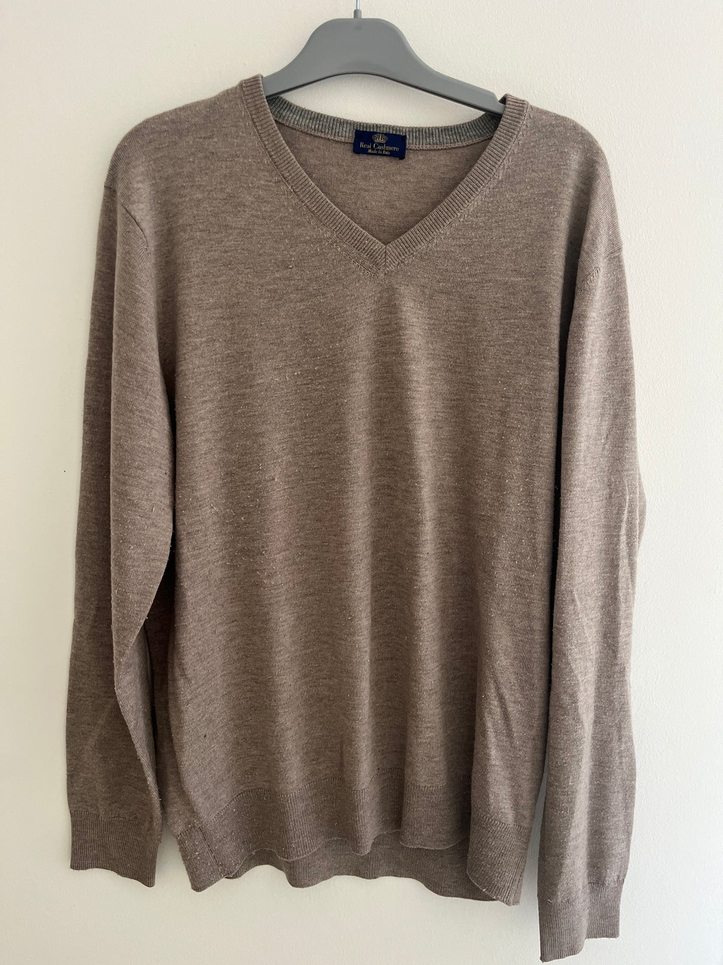 Pull beige à manches longues Real Cashmere - XL/XXL