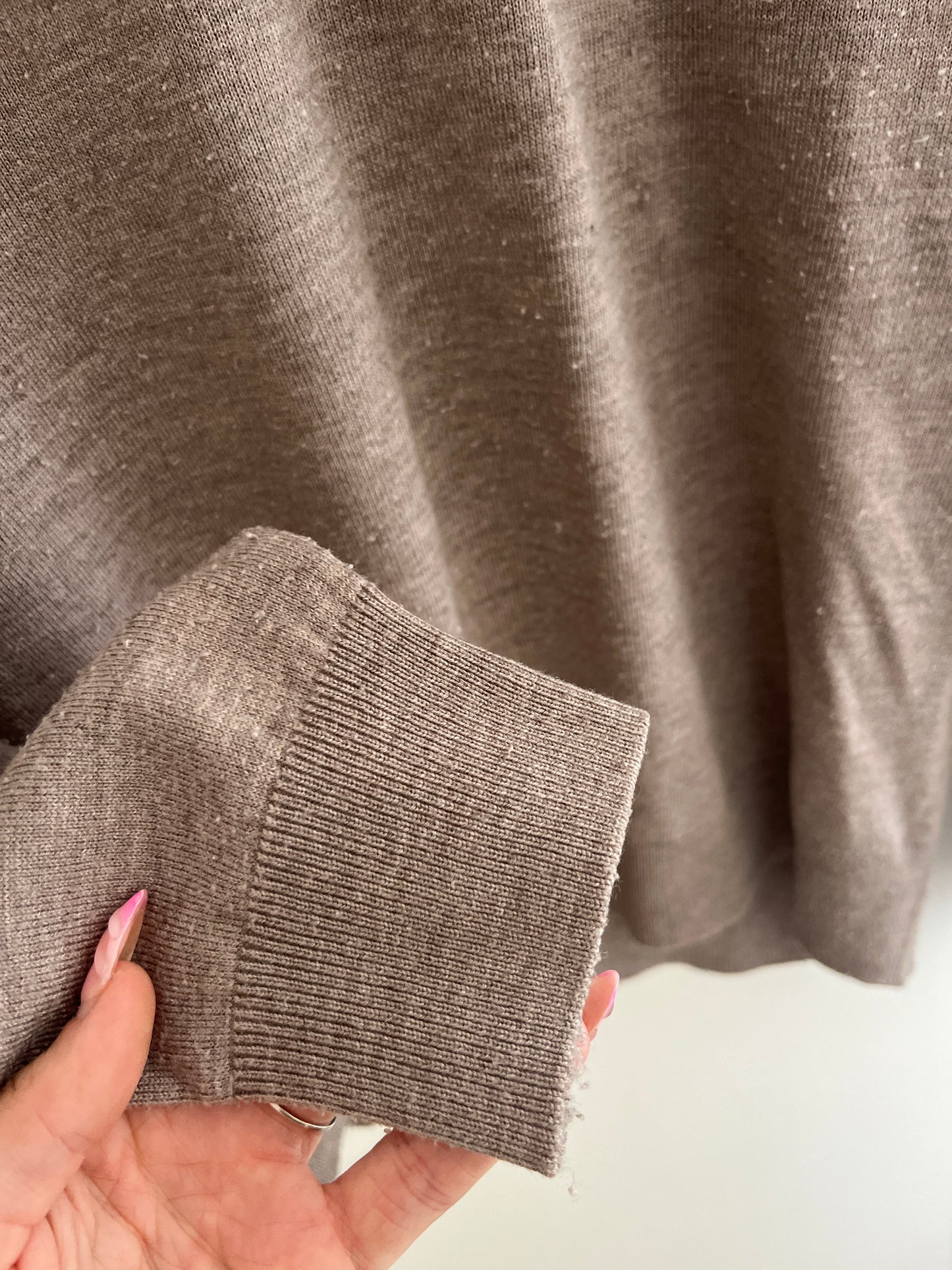 Pull beige à manches longues Real Cashmere - XL/XXL