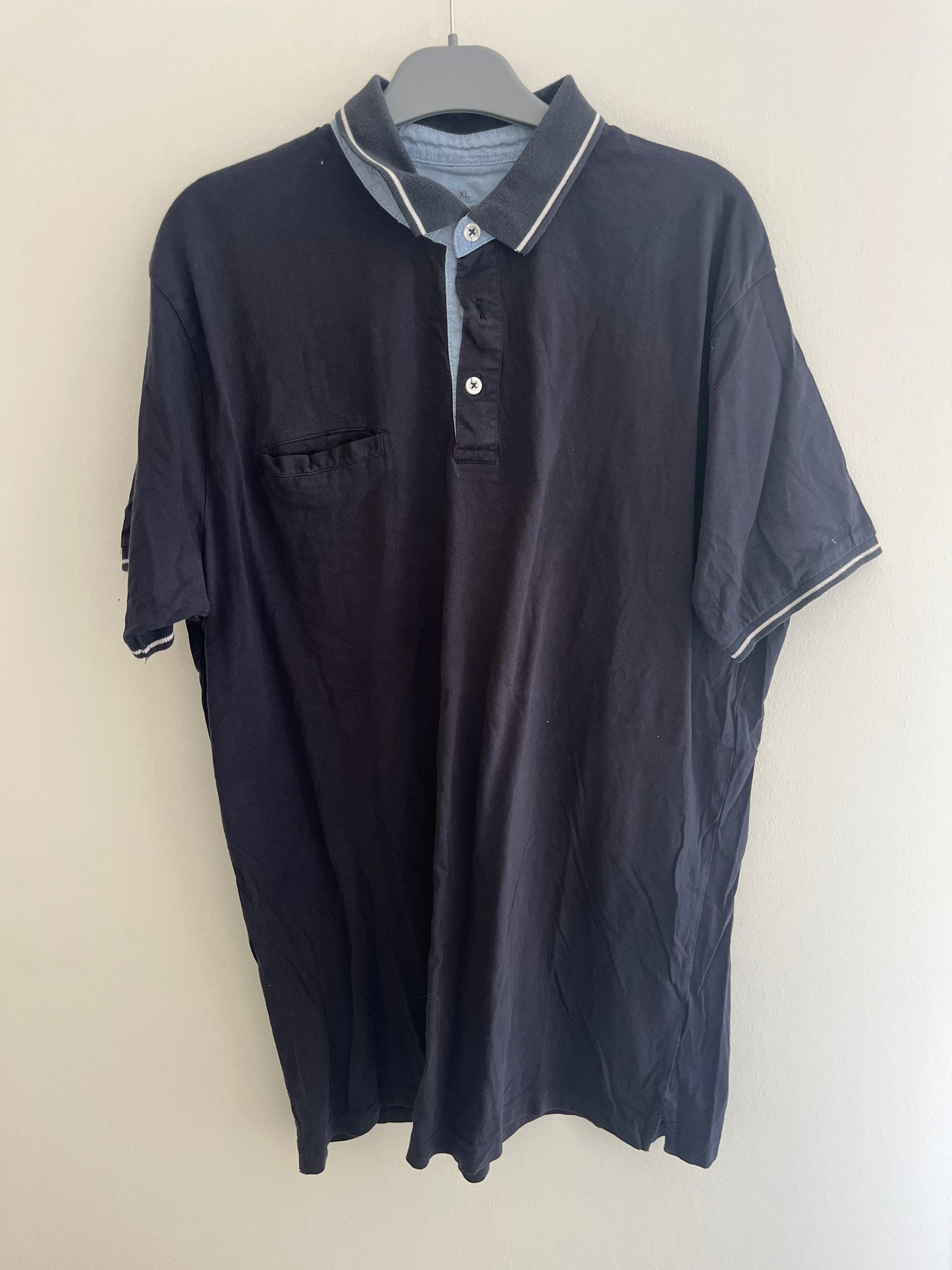 Polo à manches courtes bleu marine Wurth Modyf - XL