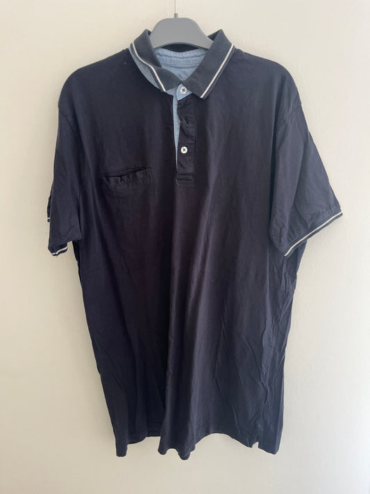 Polo à manches courtes bleu marine Wurth Modyf - XL