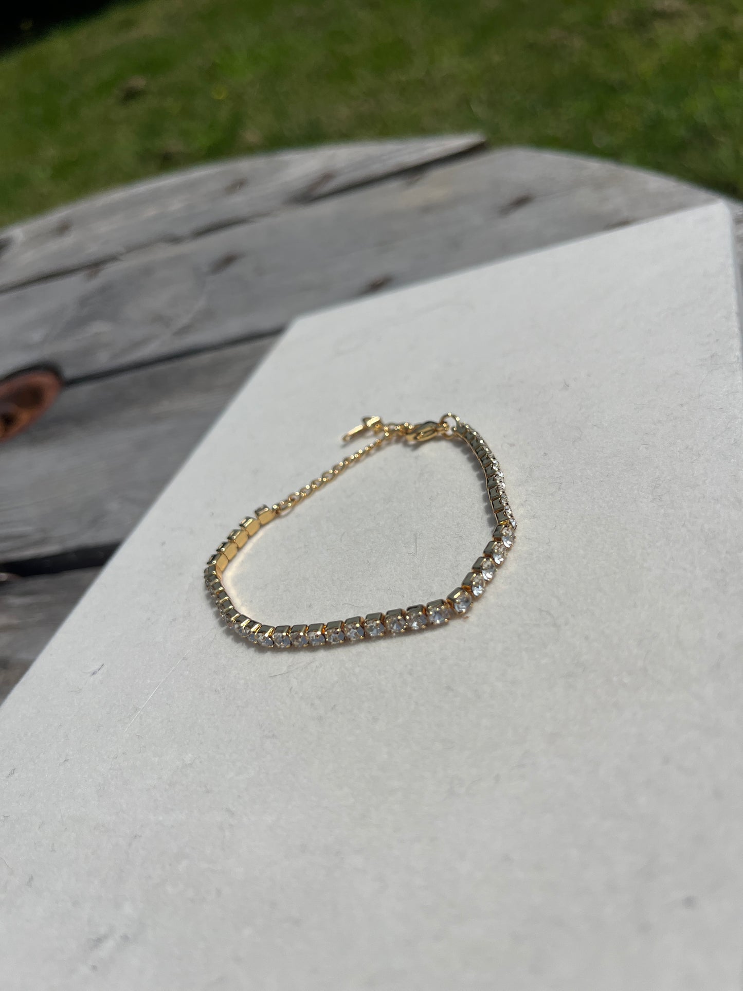 Bracelet en acier inoxydable doré et plaqué or