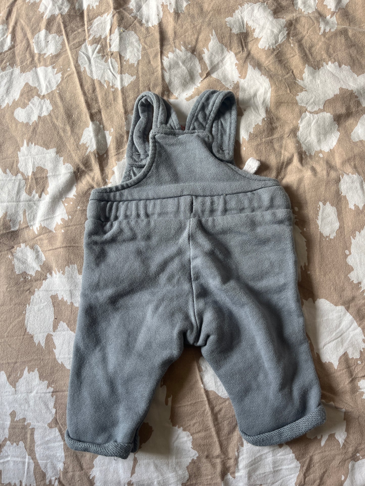 Salopette grise Mickey - 1 mois