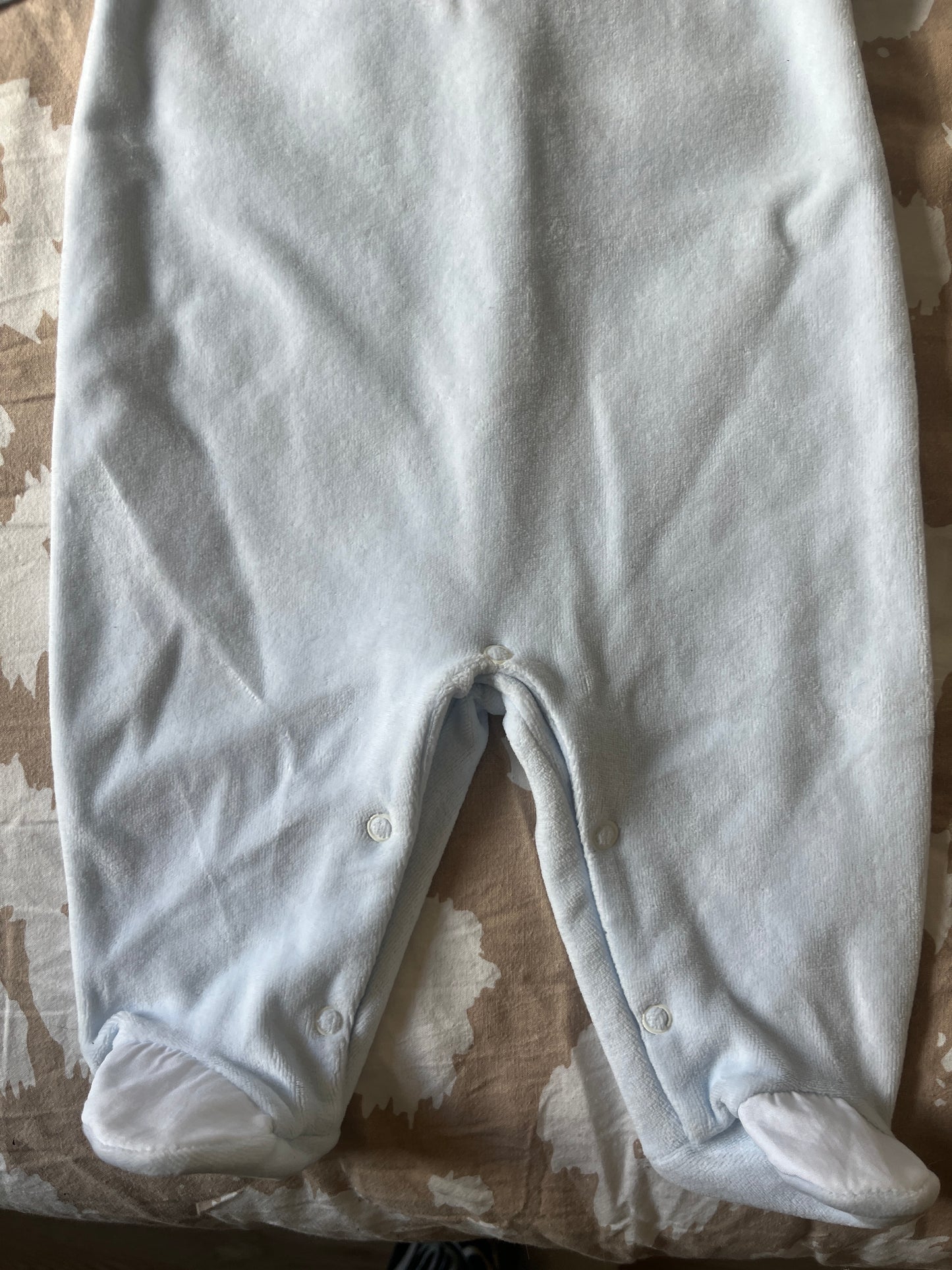 Pyjama habillé bleu ciel - naissance