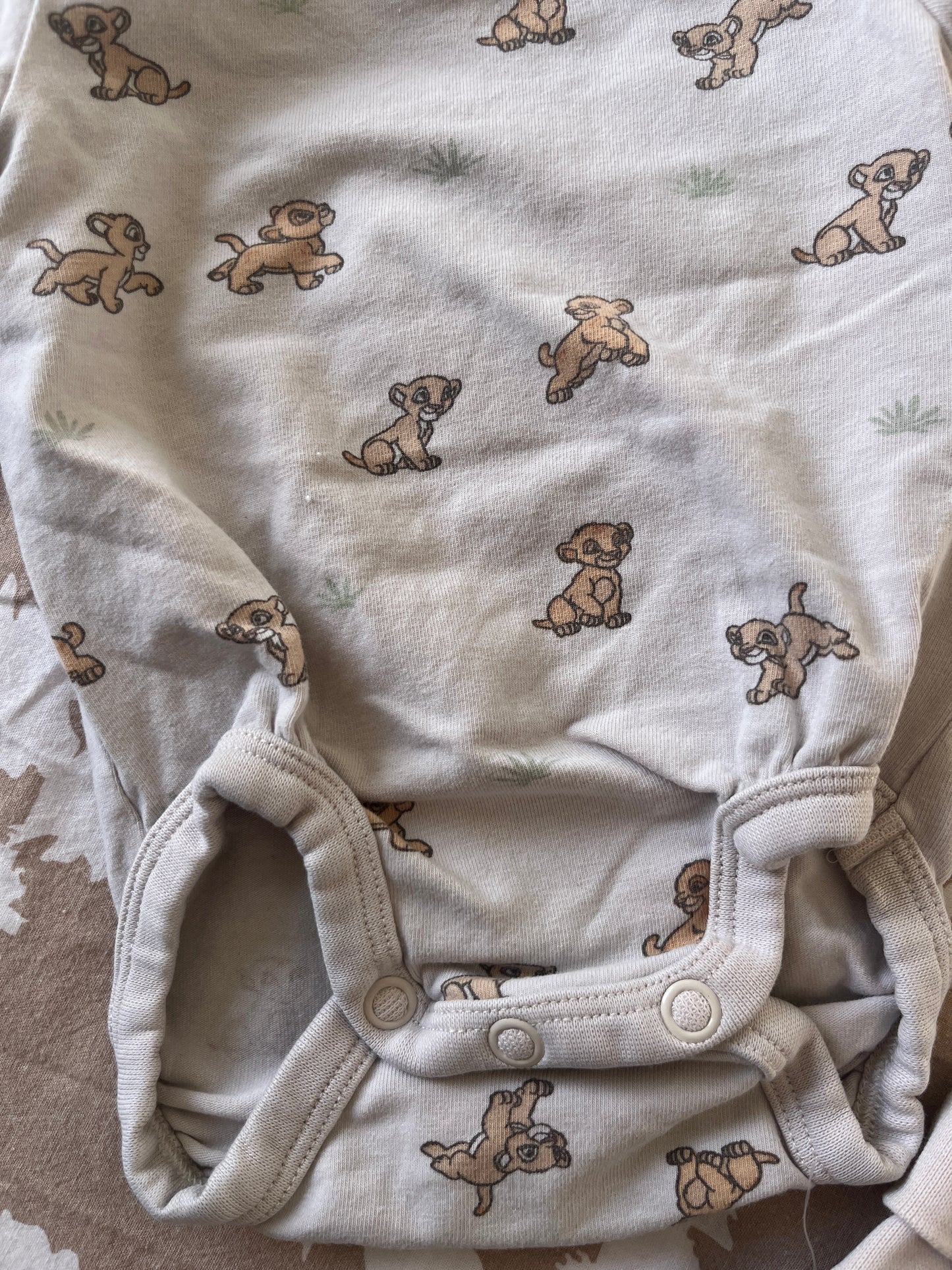 Ensemble 2 pièces motif Le Roi Lion - 0/1 mois