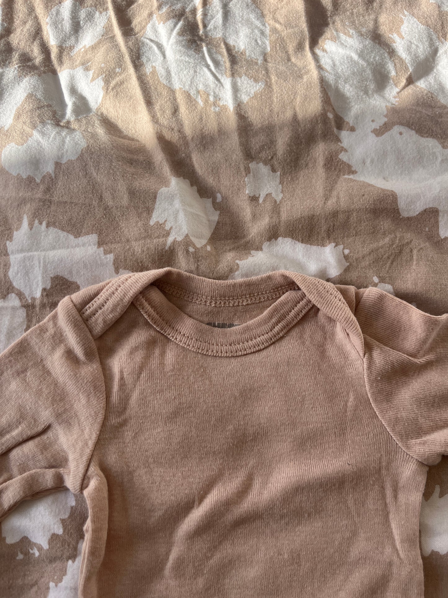 Body manches longues uni beige - naissance