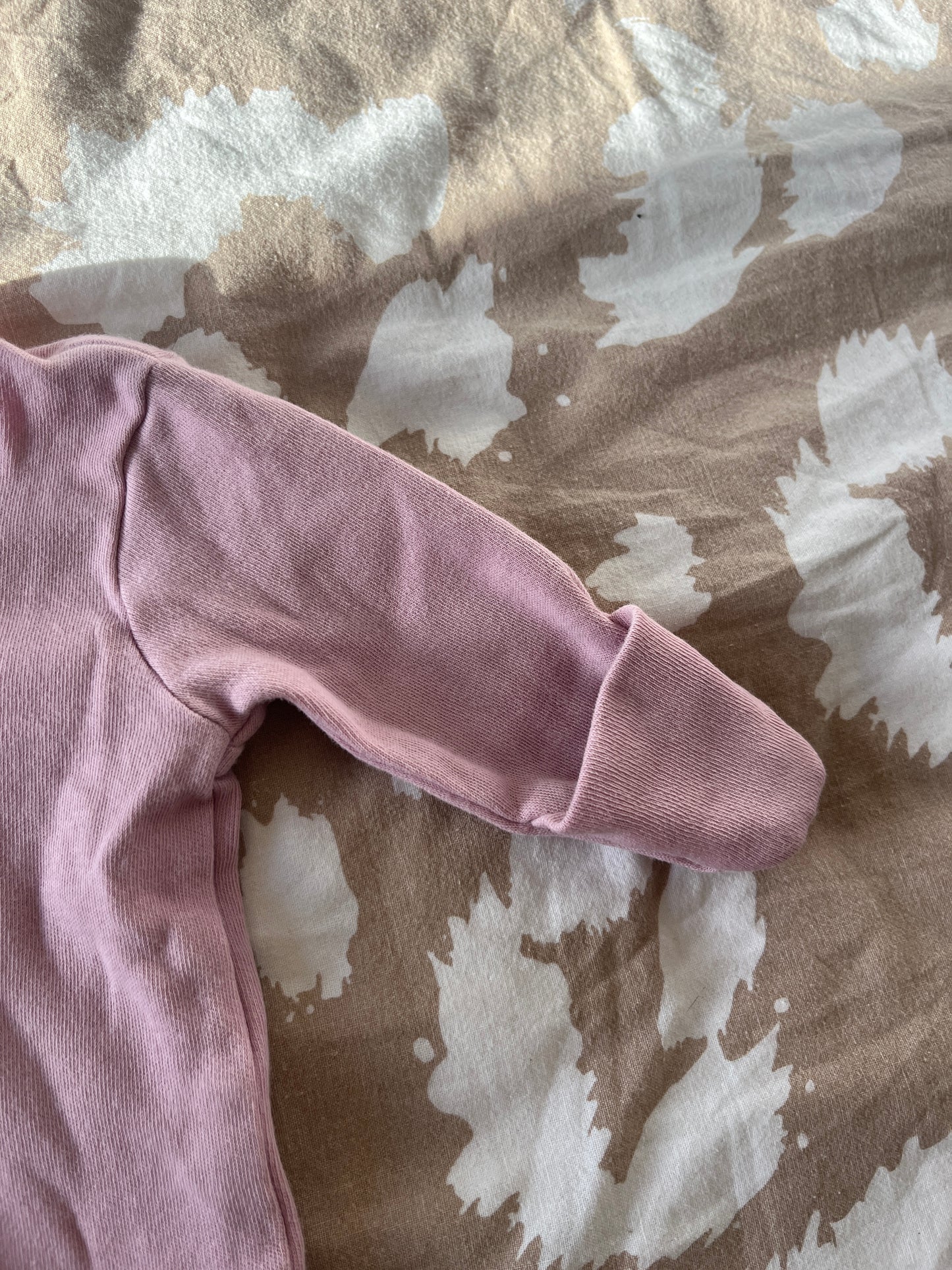 Pyjama léger en coton violet - naissance