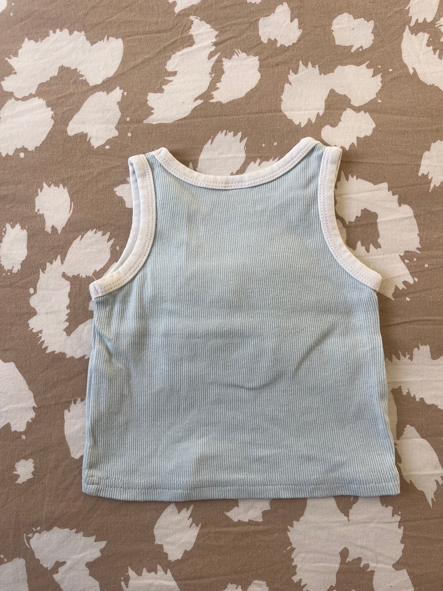 Débardeur bleu avec numéro 6 Absorba - 3 mois