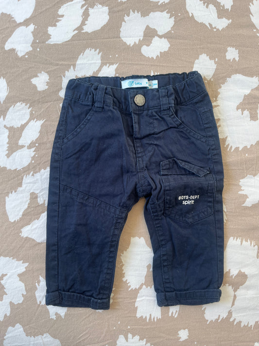 Jean bleu marine « boys-dept Spirit » - 3 mois