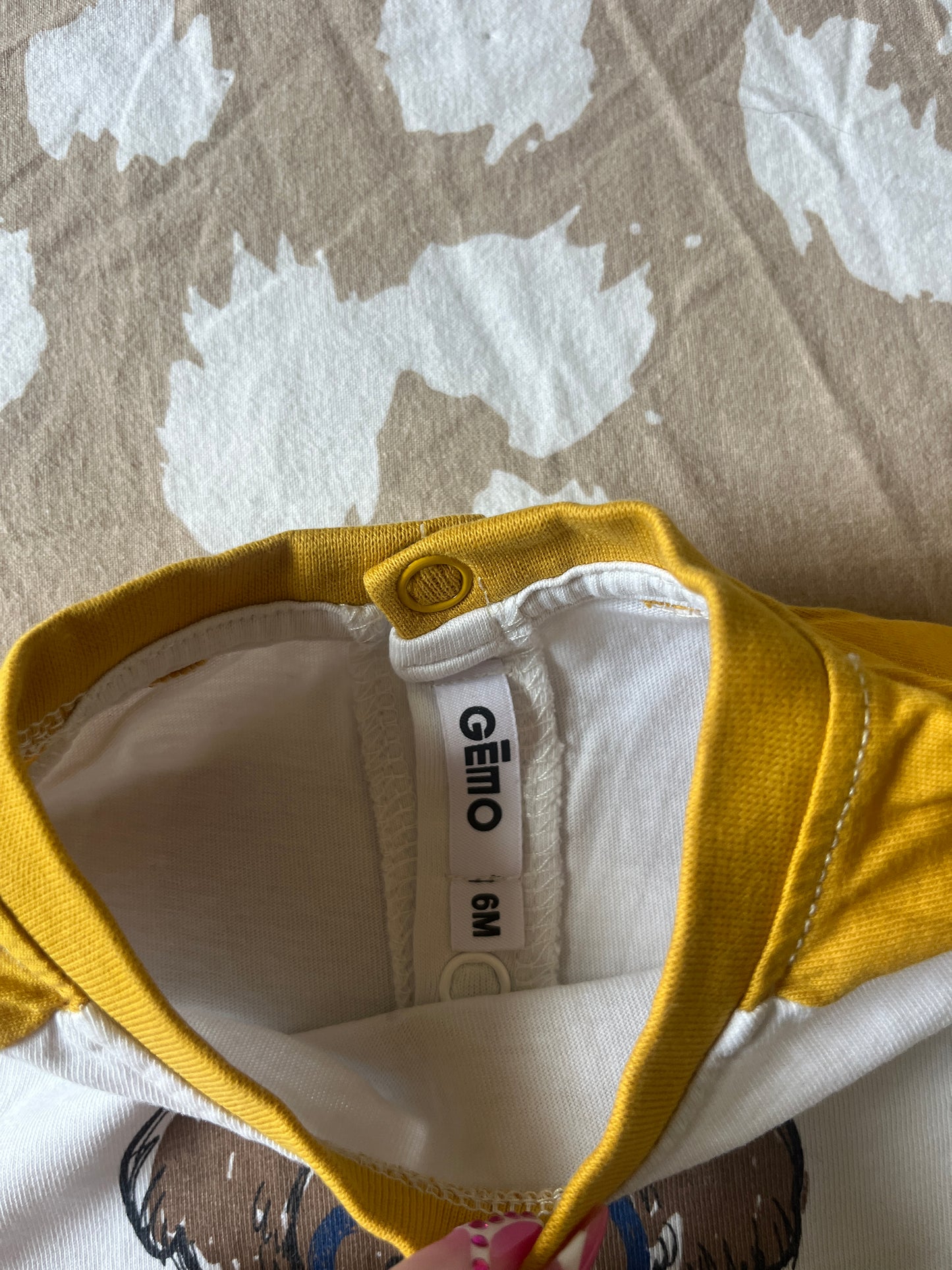 T-shirt bicolore à manches longues « koala à la cool » - 6 mois