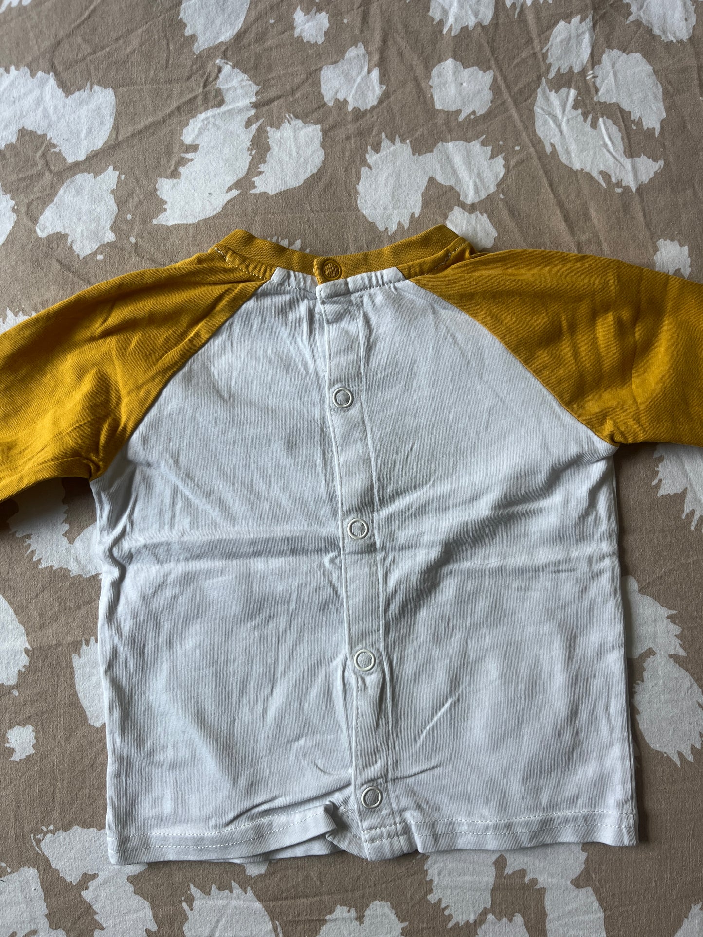 T-shirt bicolore à manches longues « koala à la cool » - 6 mois