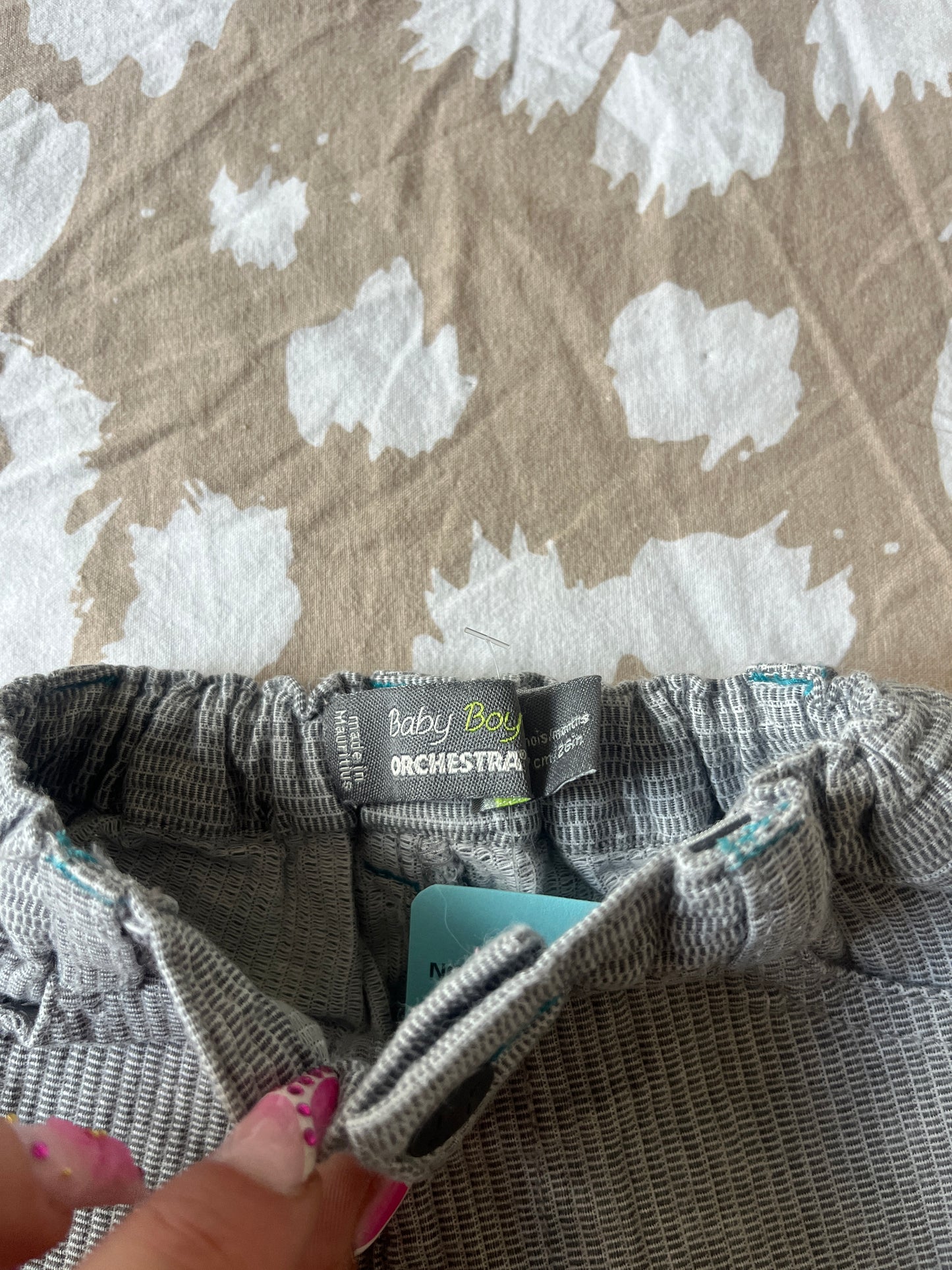 Pantalon chino gris Orchestra - 6 mois