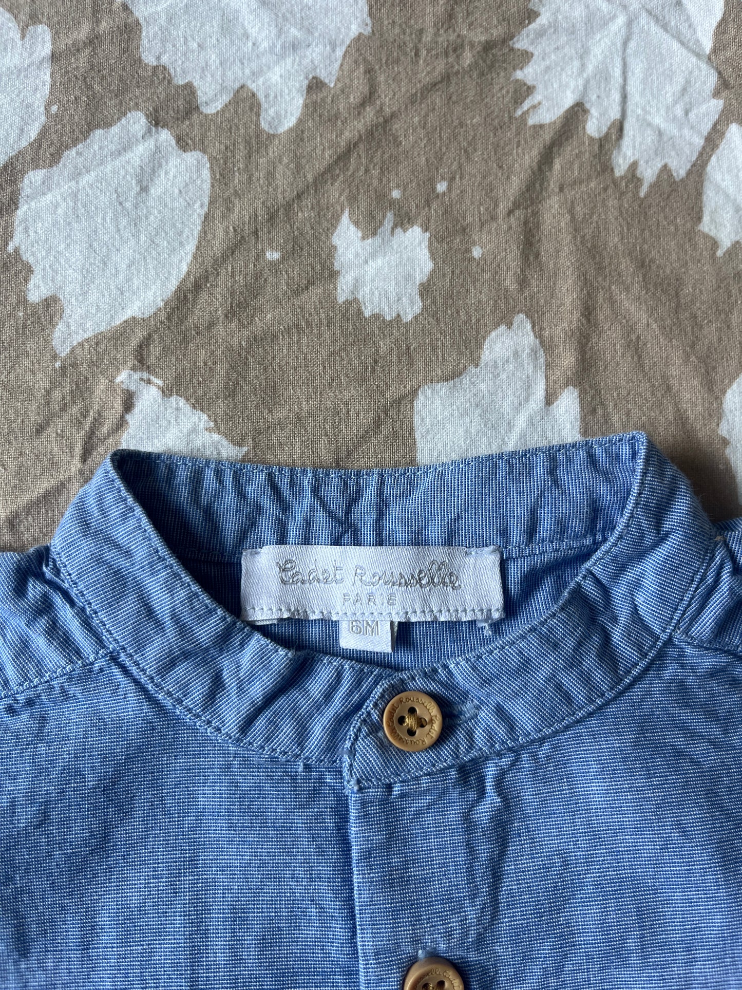 Ensemble été bleu Cadet Rousselle - 6 mois