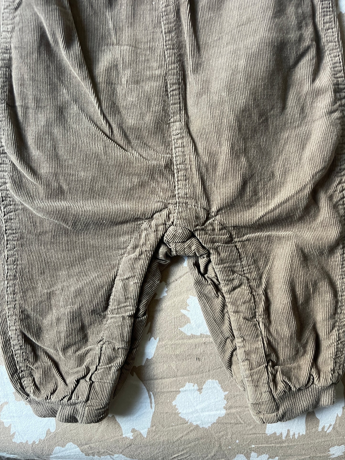 Salopette marron en velours côtelé H&M - 6 mois