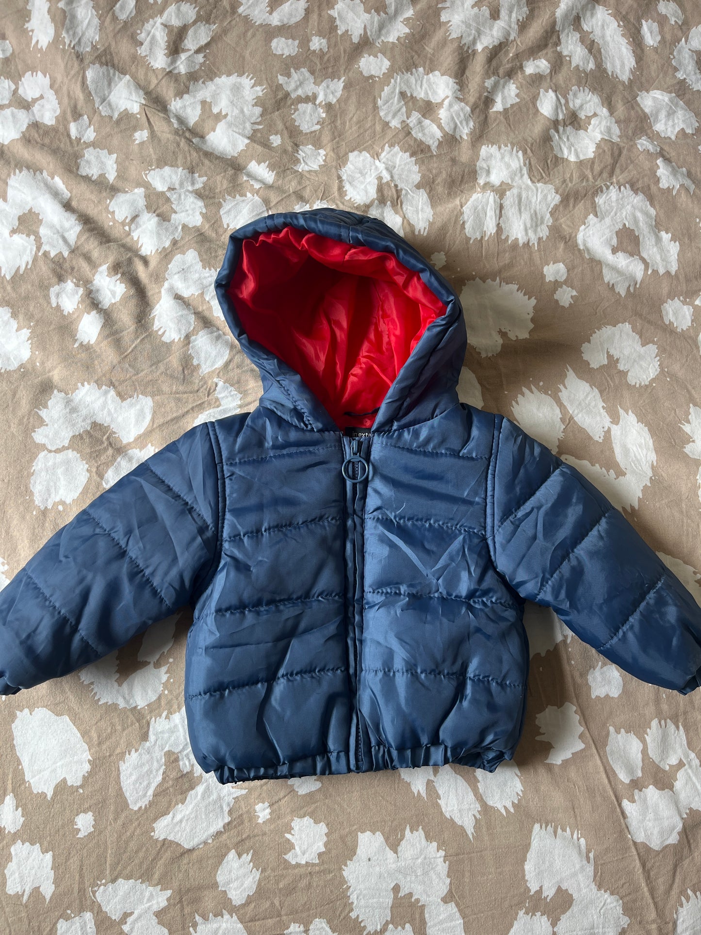 Doudoune imperméable bleu - 6 mois