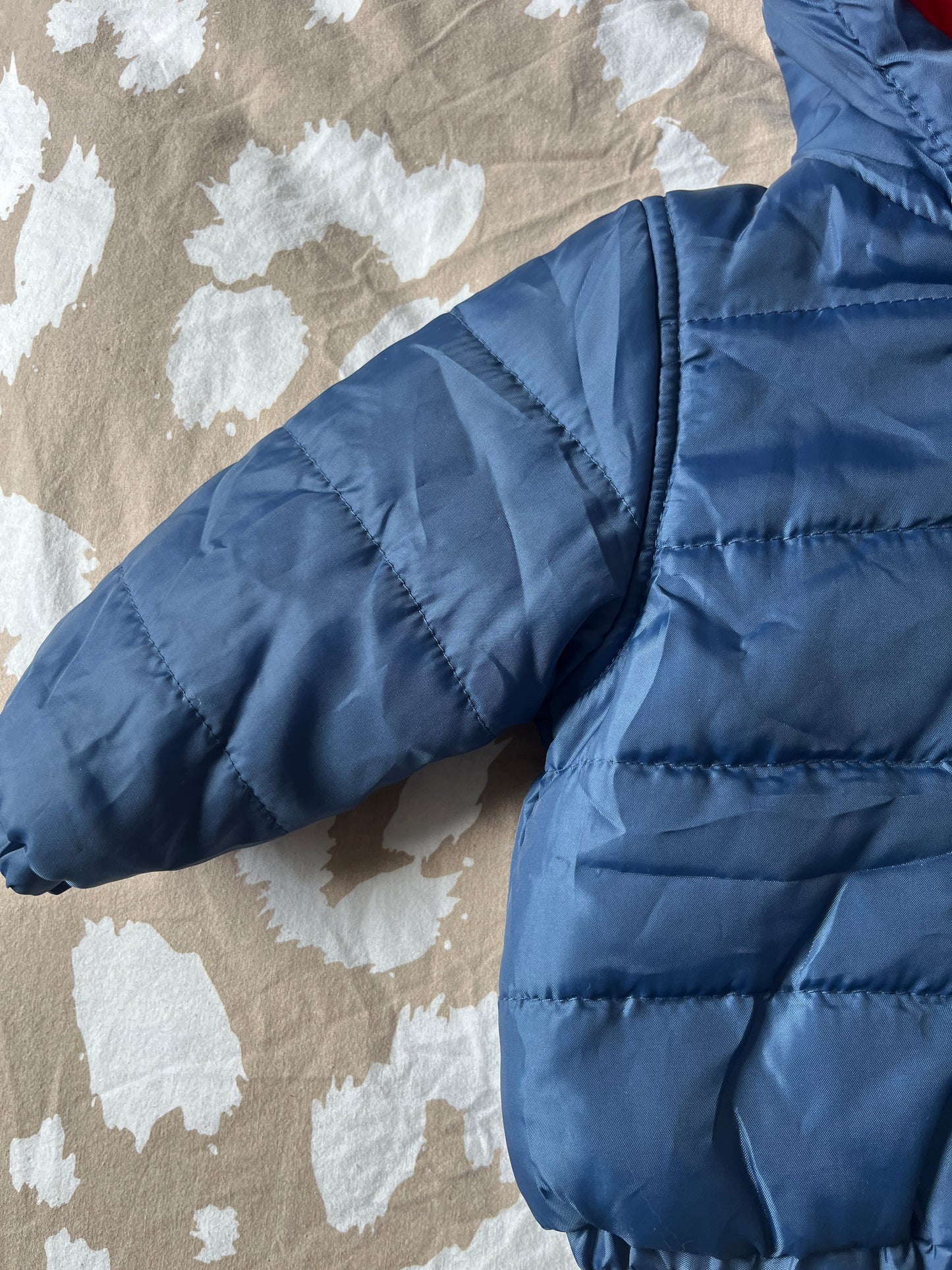 Doudoune imperméable bleu - 6 mois